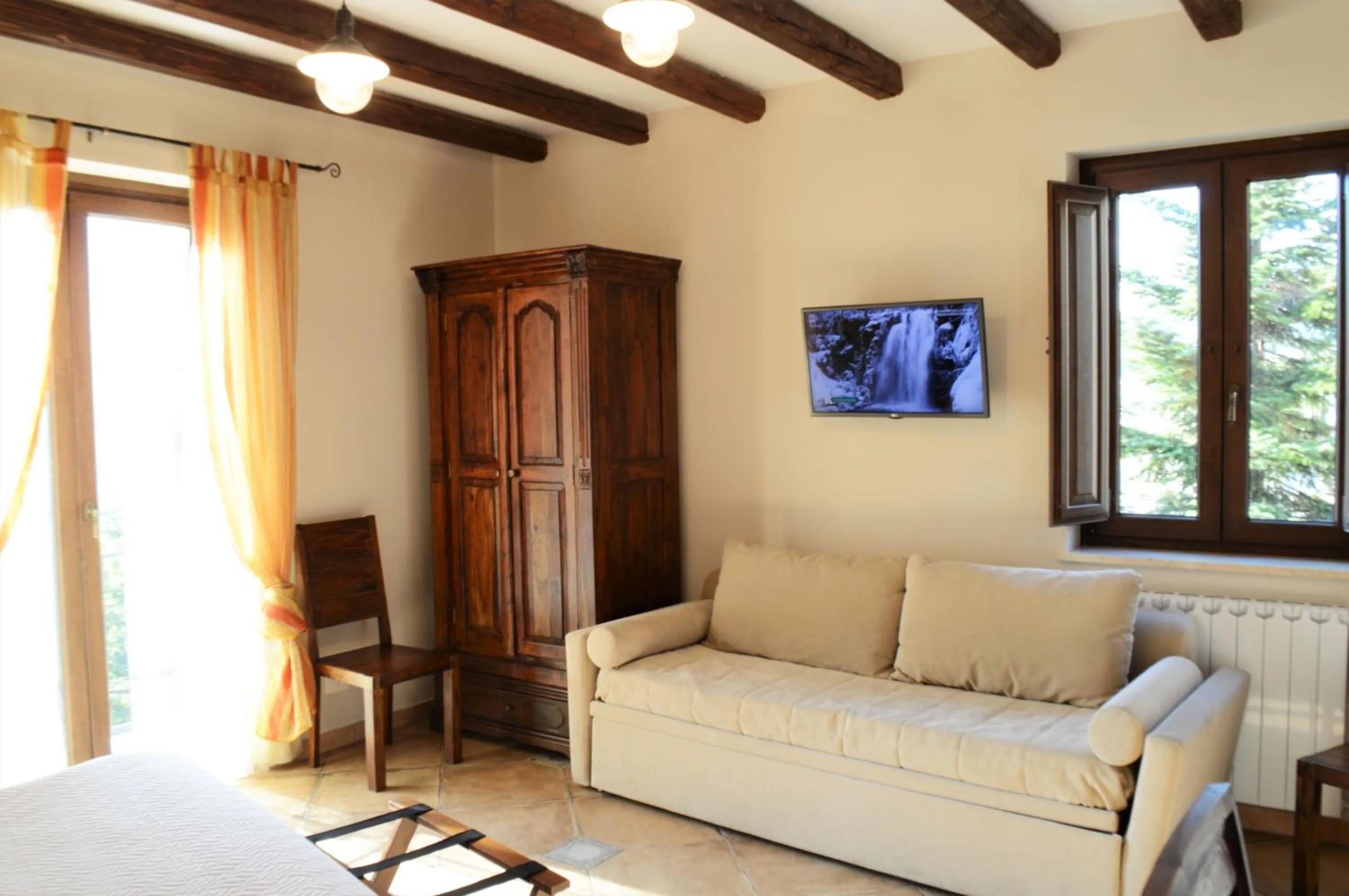 Seating area in Il Castello