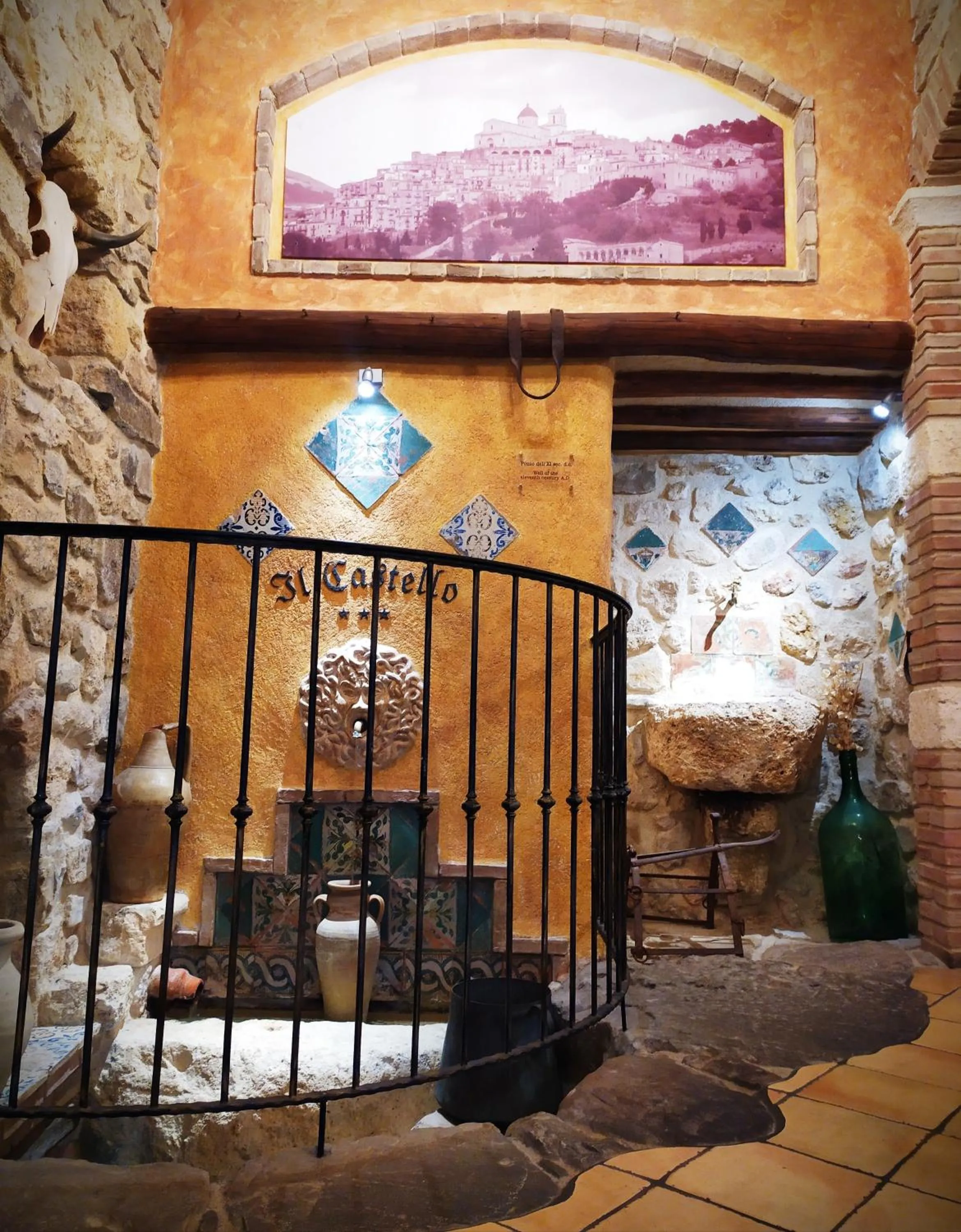 Decorative detail in Il Castello