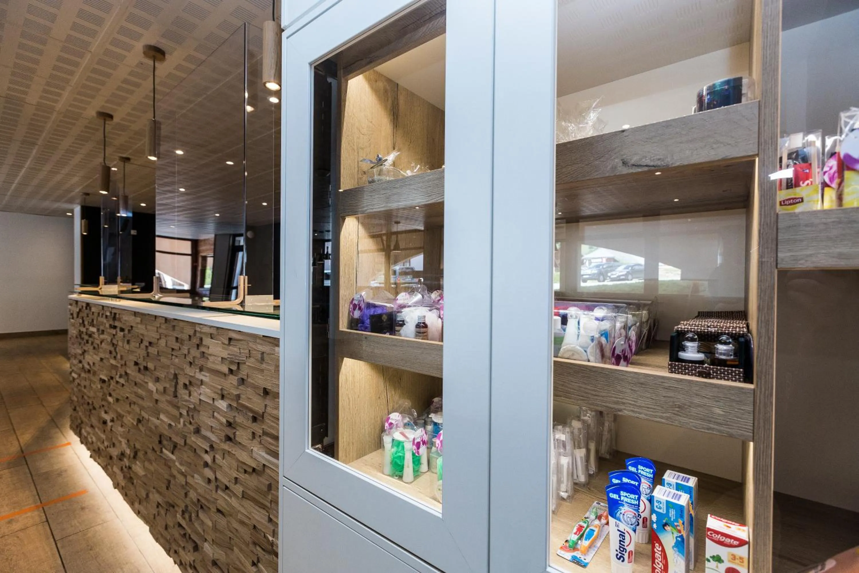 Lobby or reception in Résidence Odalys L'Orée des Pistes