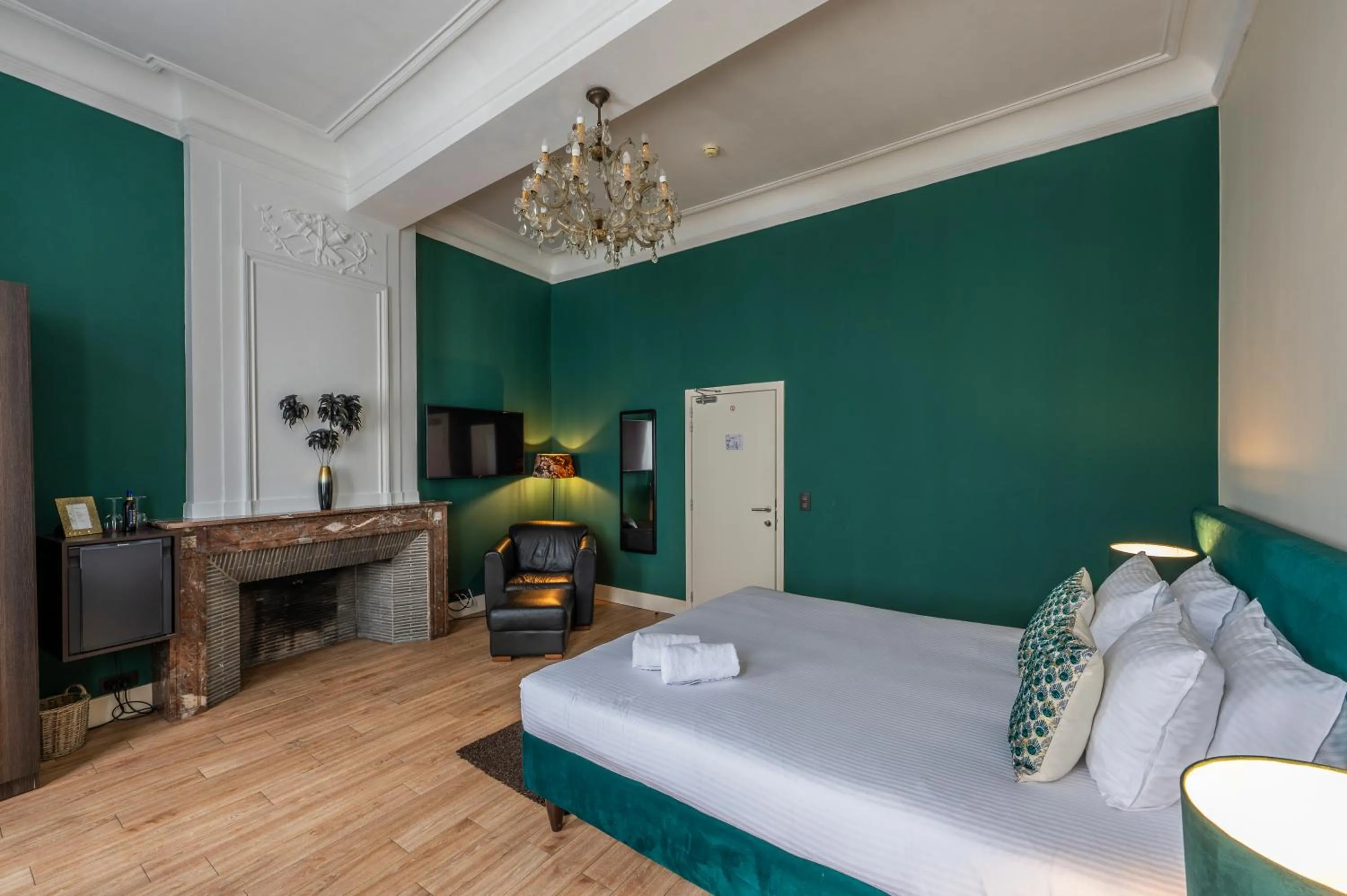 Bed in Hotel Onderbergen