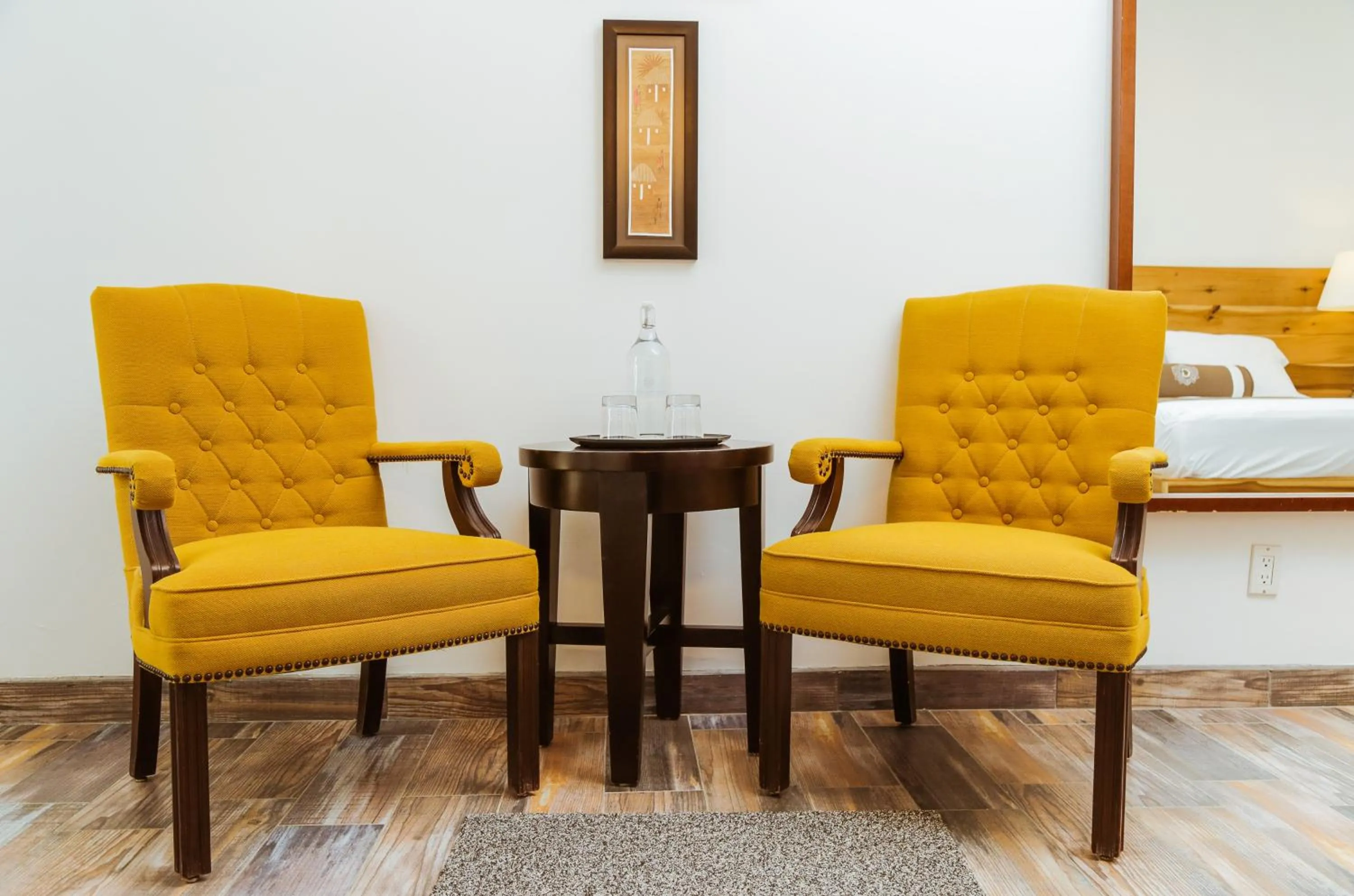 Seating area in Casa Emiliana