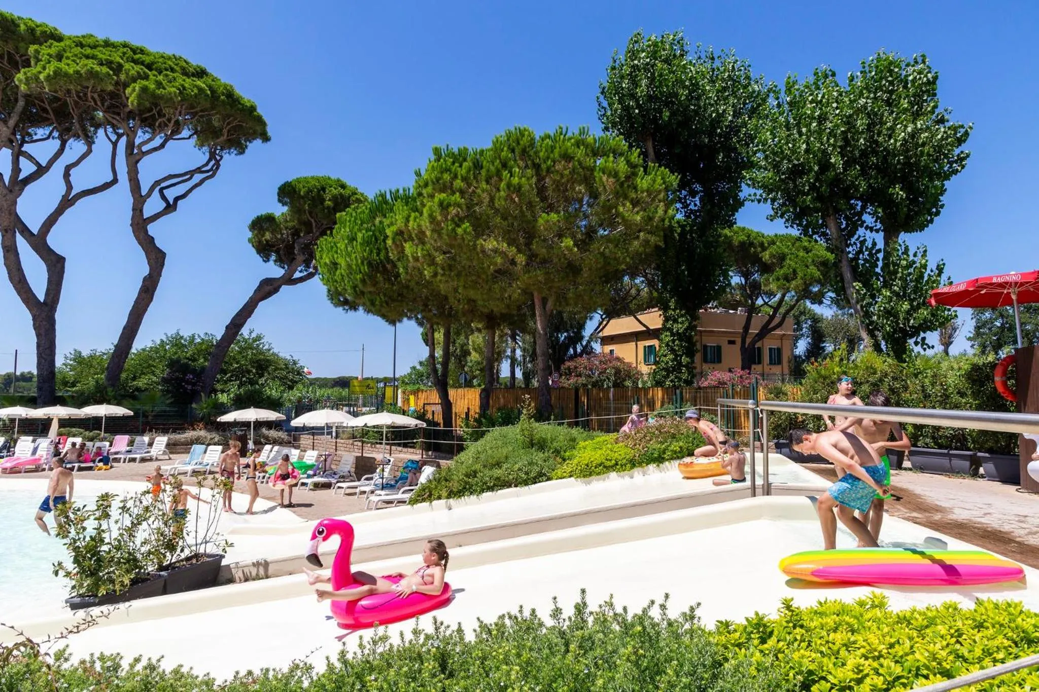 Swimming pool in hu Park Albatros village