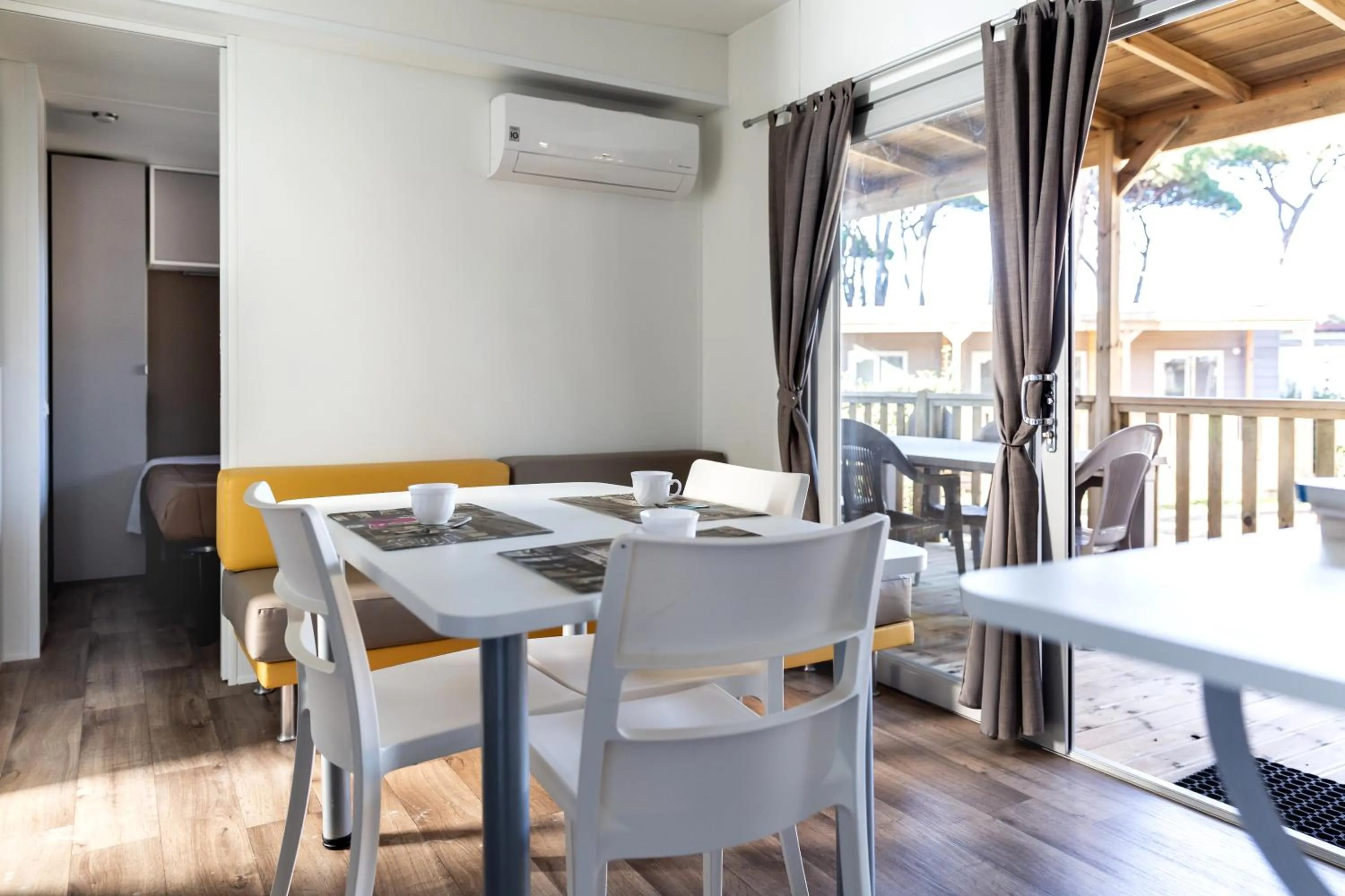 Seating area in hu Park Albatros village