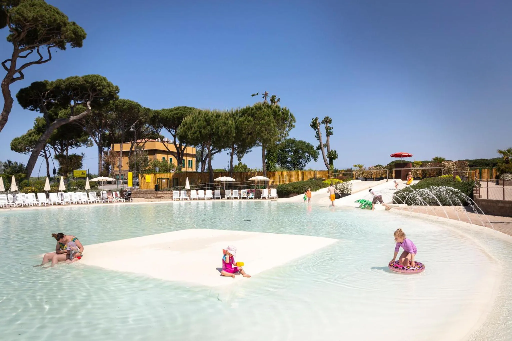 Swimming pool in hu Park Albatros village