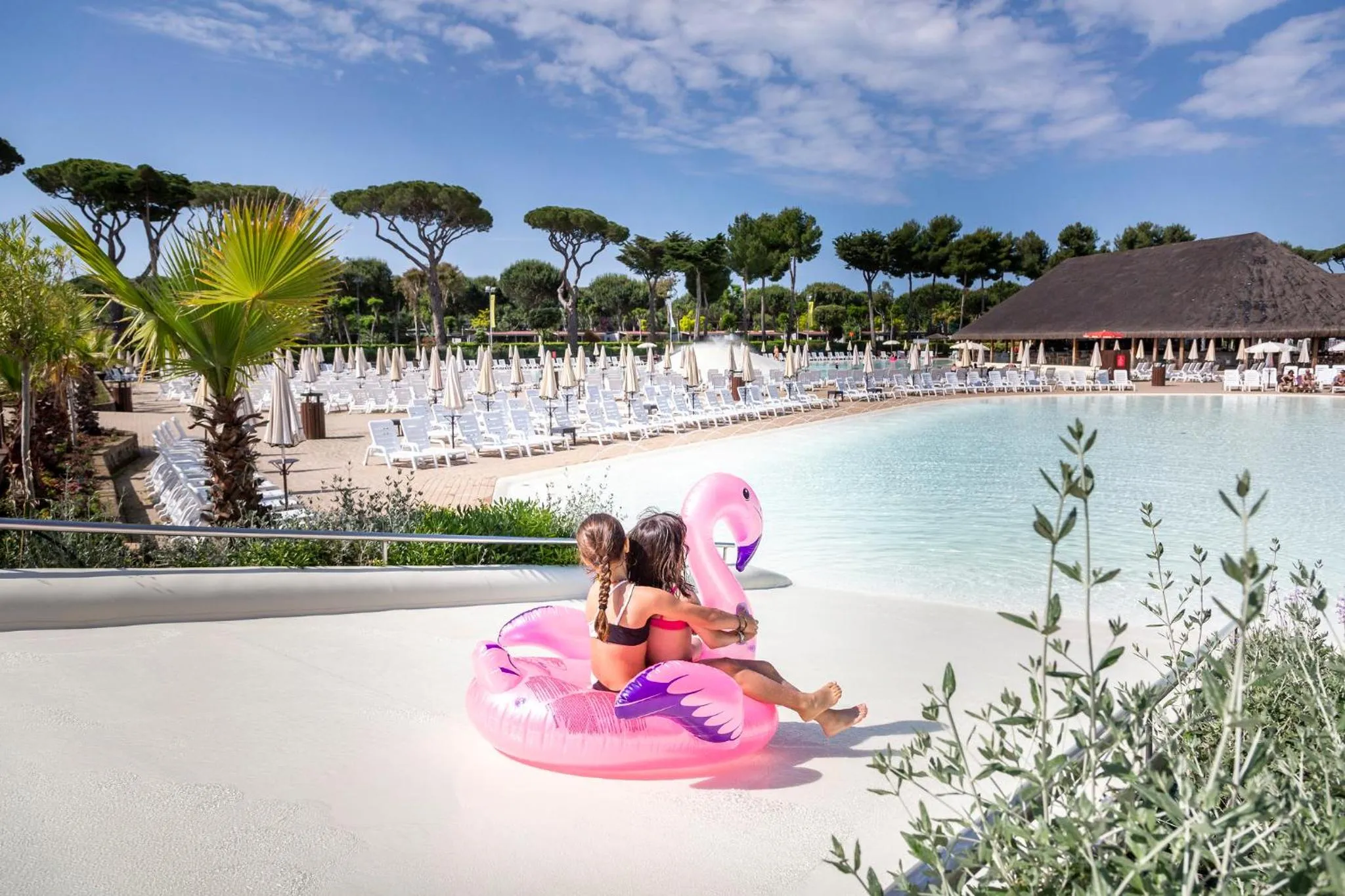 Swimming pool in hu Park Albatros village