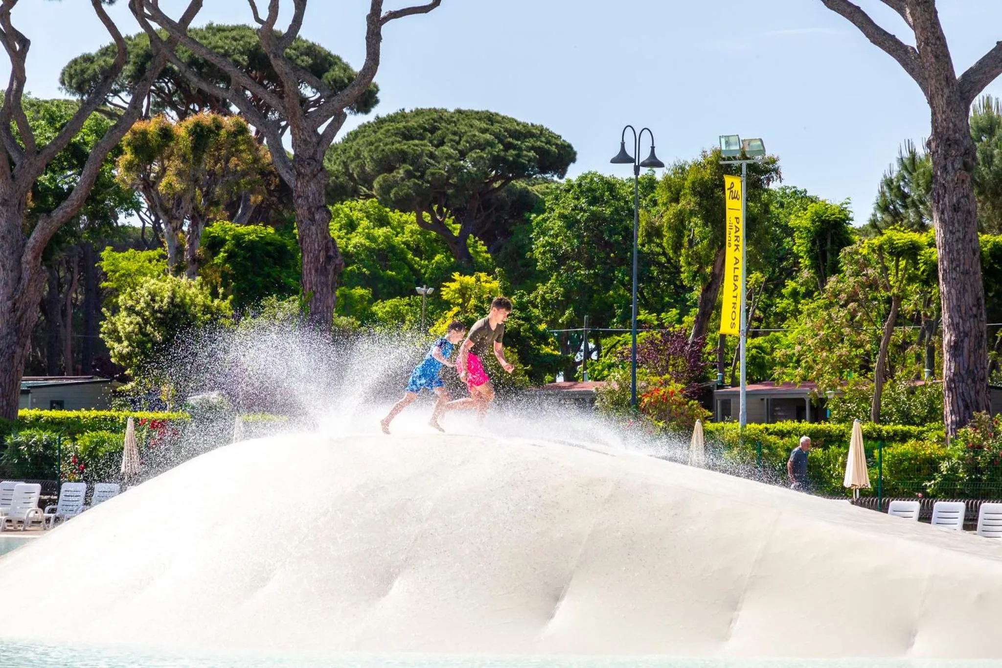 Swimming pool in hu Park Albatros village