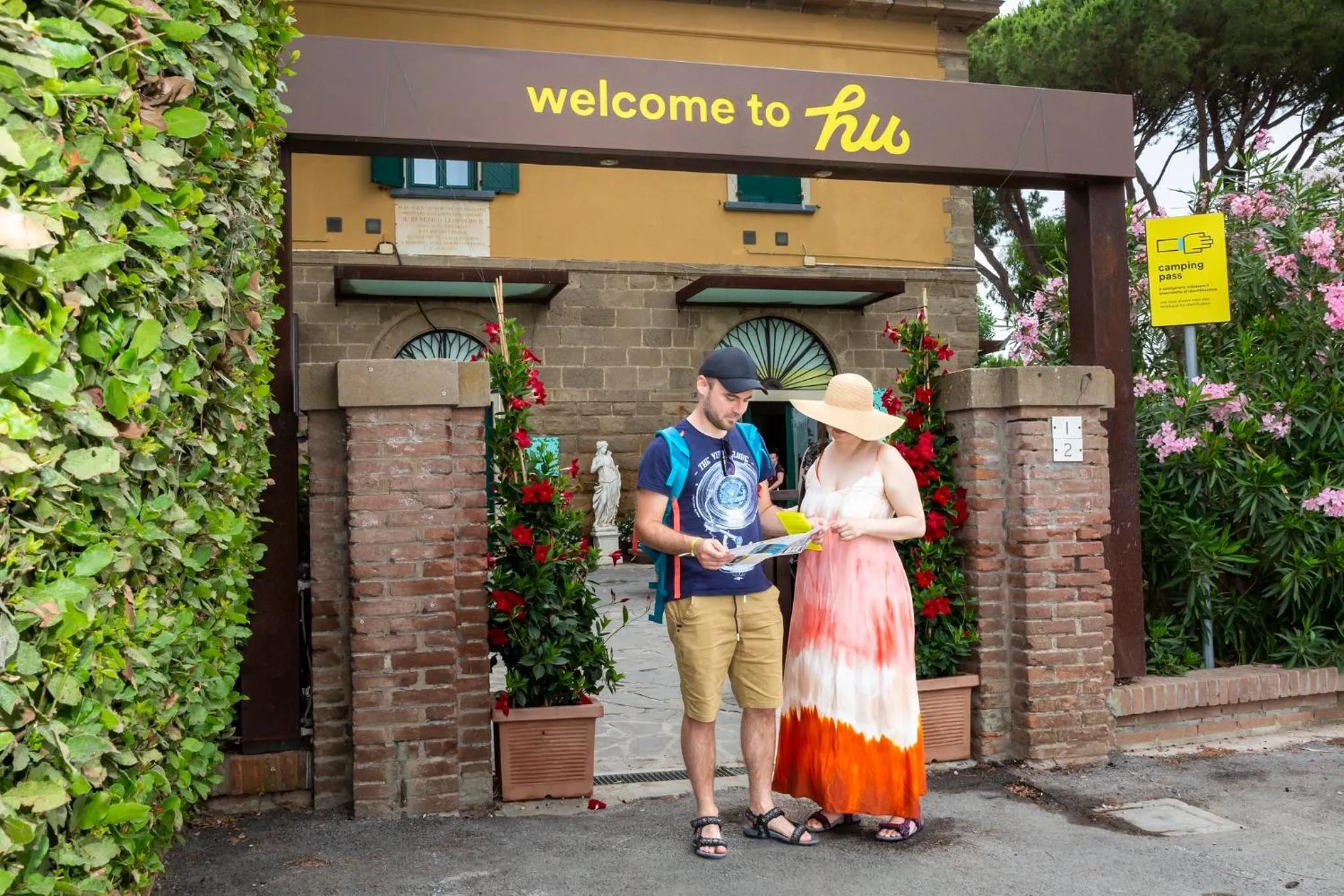 People in hu Park Albatros village