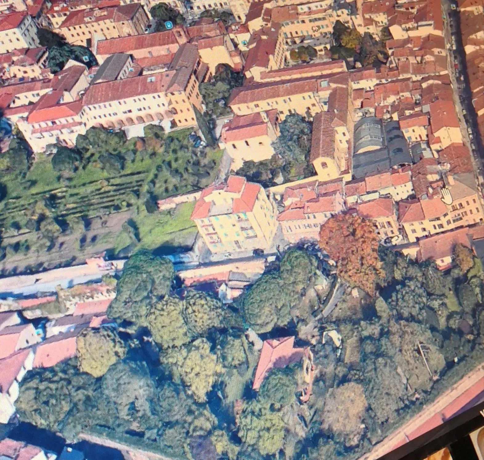 Bird's eye view in Alle vecchie mura