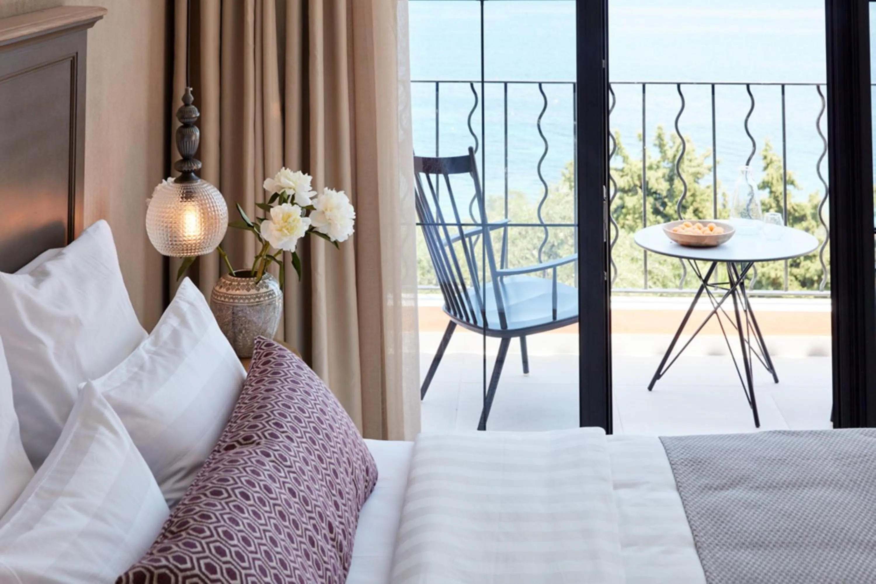 Decorative detail, Bed in Nido, Mar-Bella Collection an SLH hotel