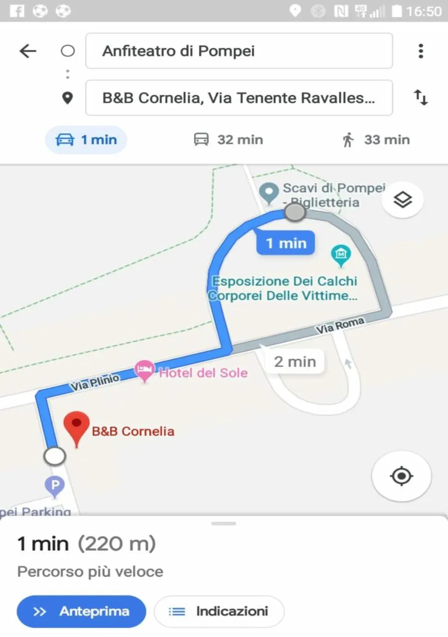 Nearby landmark in B&B Cornelia