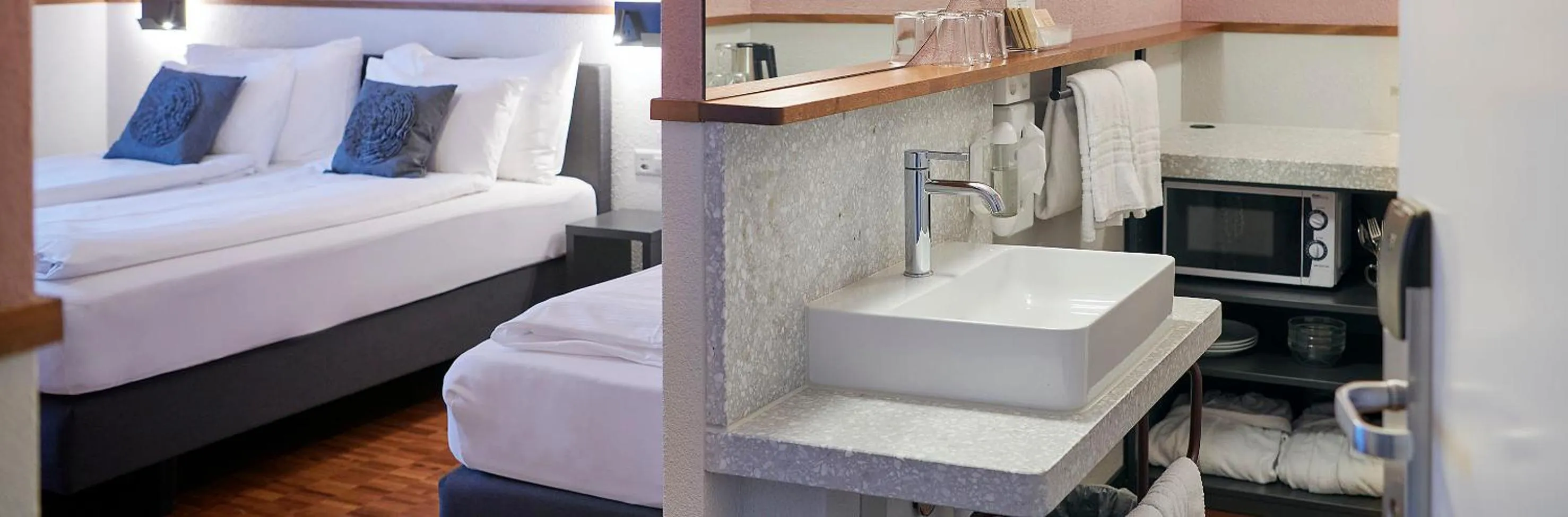 Decorative detail, Bed in Hotel Hottingen