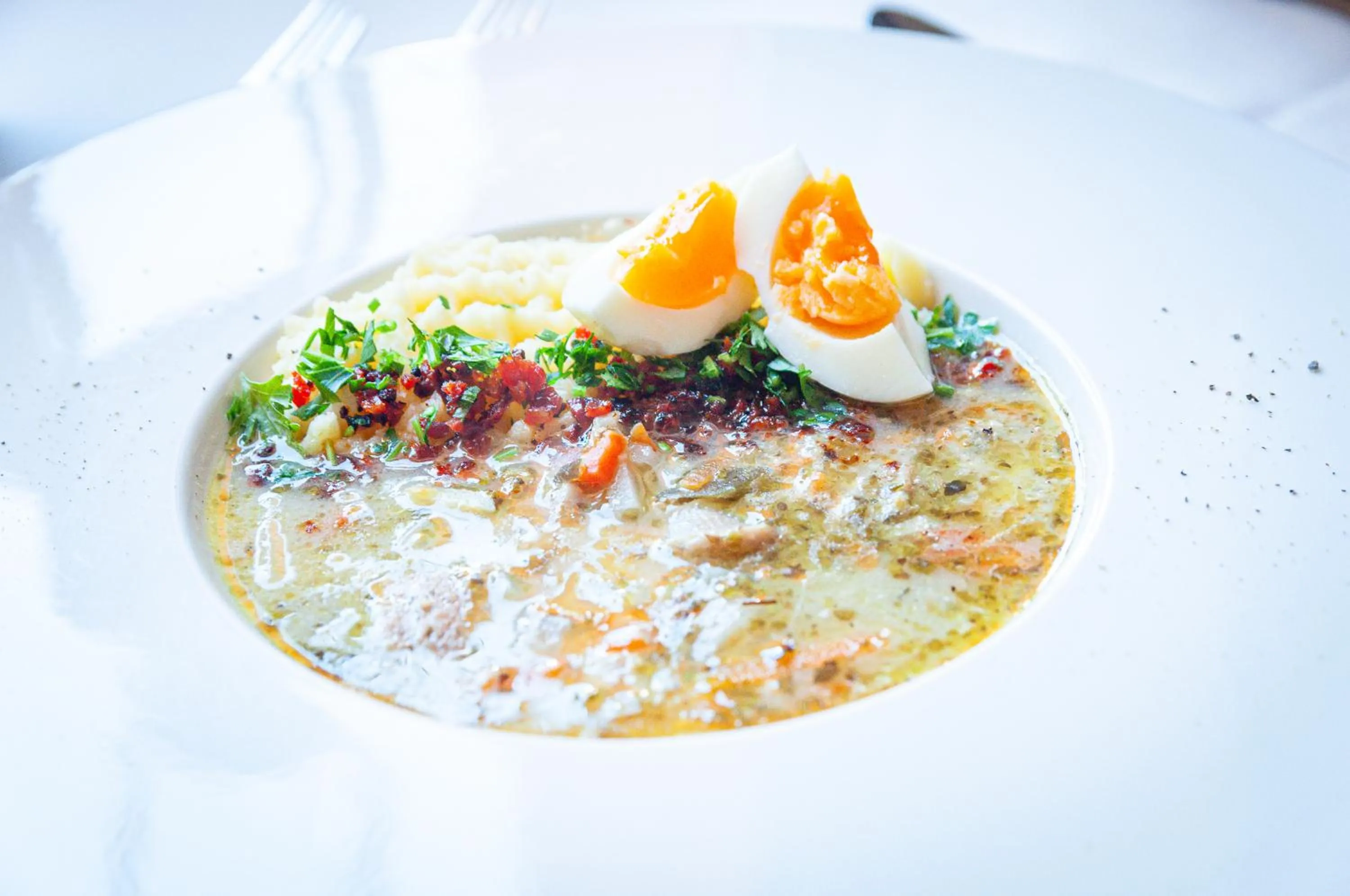 Food in Vistula Hotel