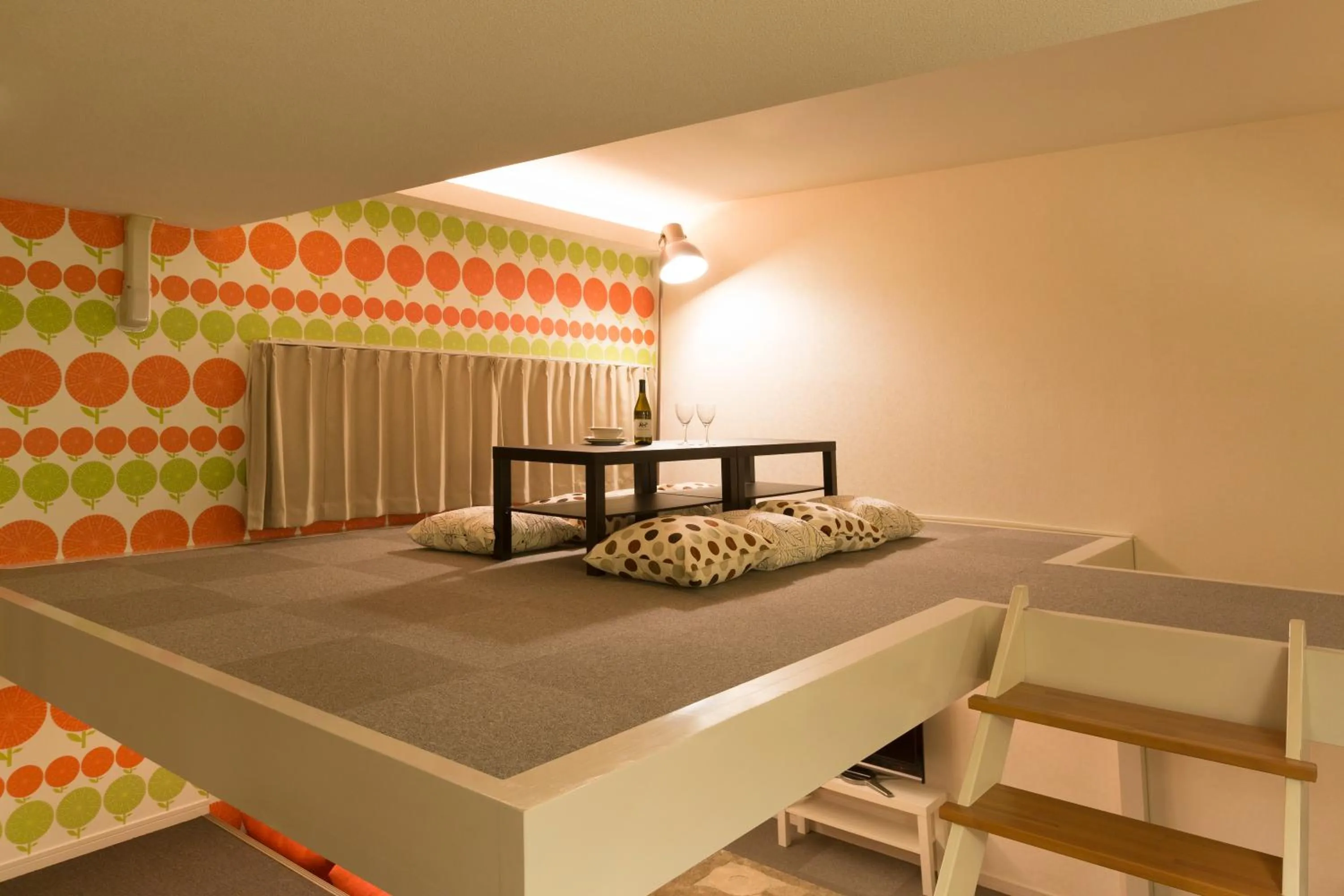 Living room, Bed in The Metropolitan