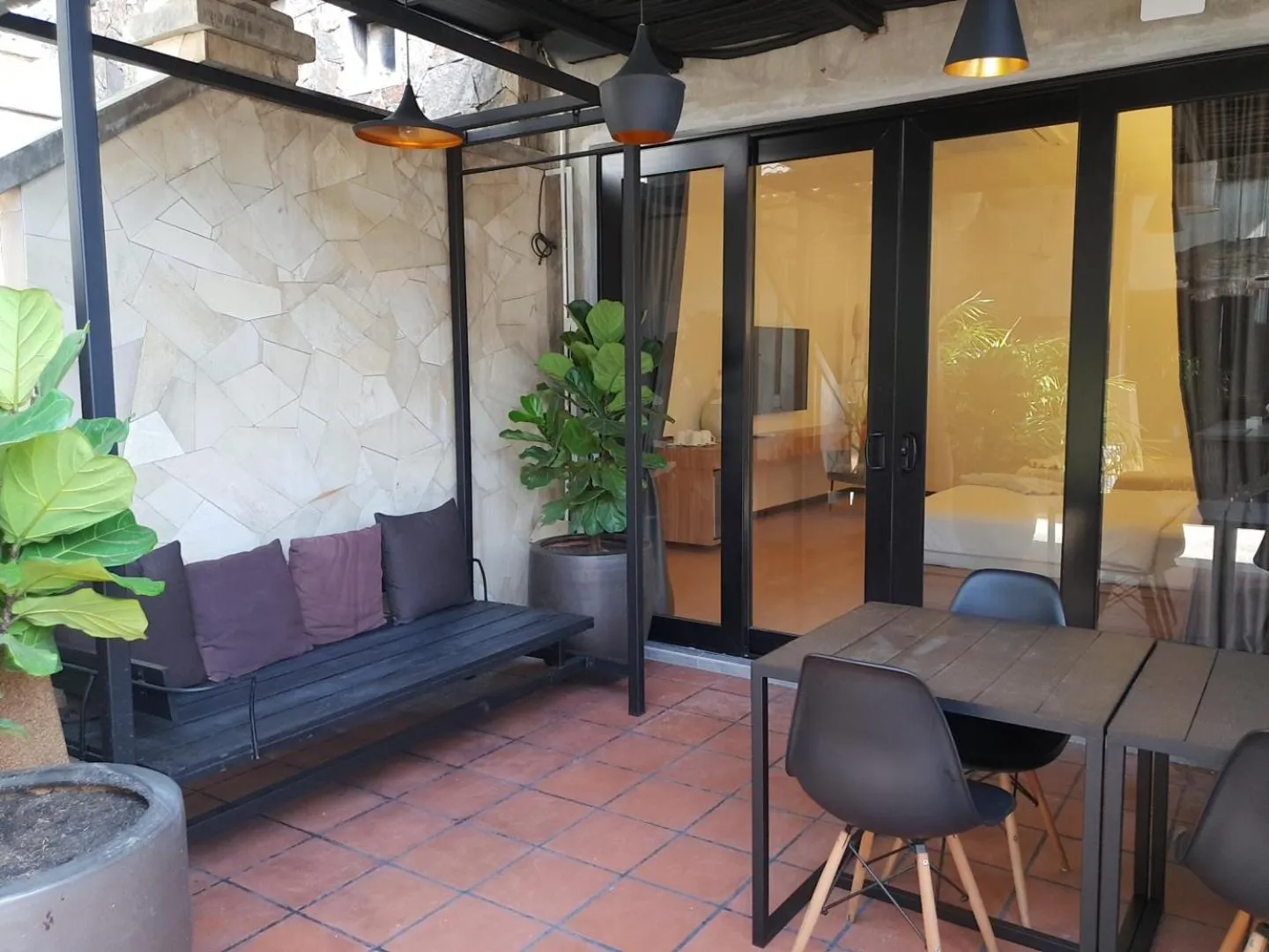 Patio in Lot 33 Boutique Hotel
