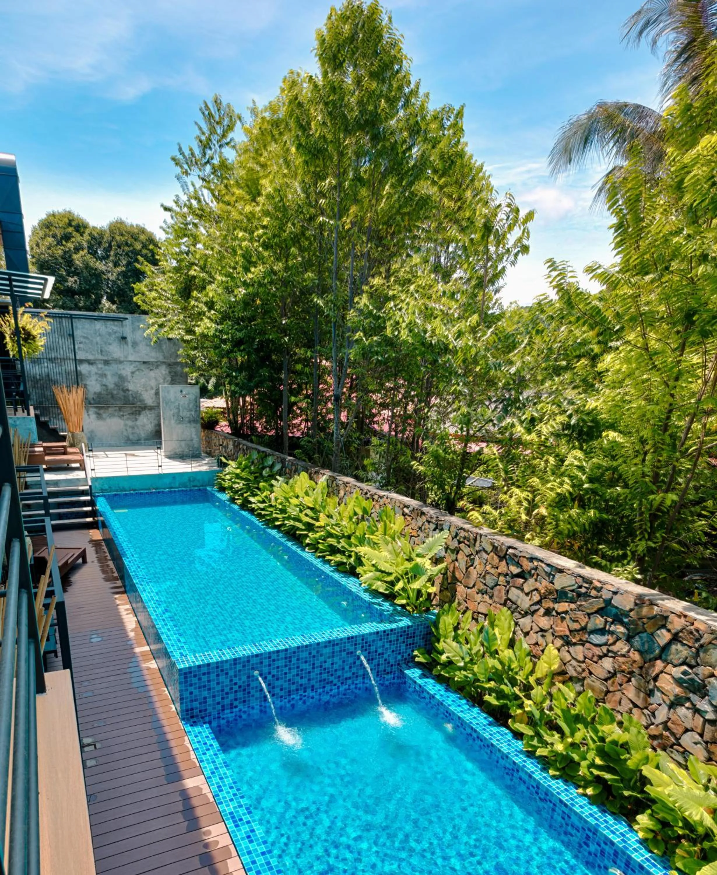 Swimming pool in Lot 33 Boutique Hotel