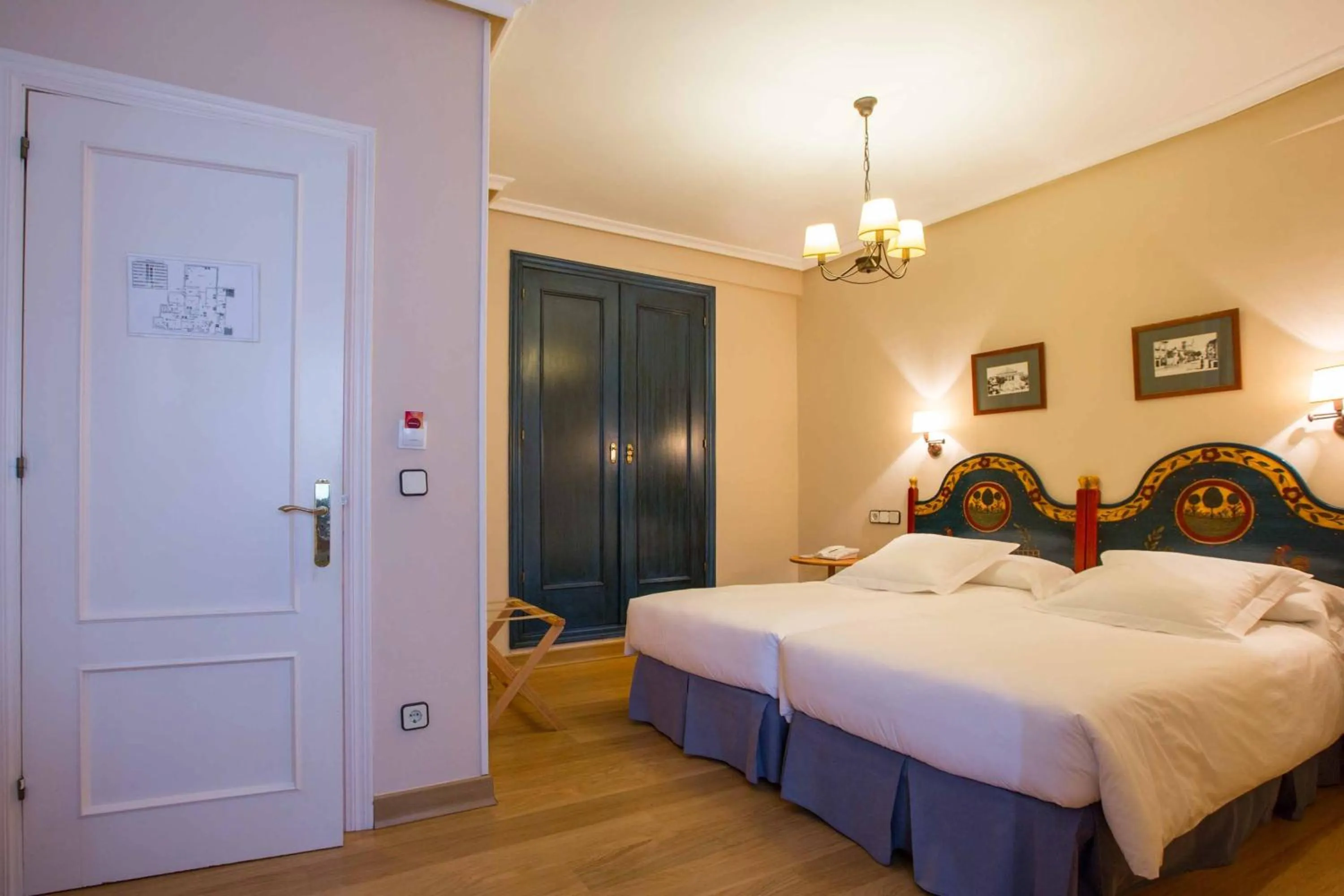 Decorative detail, Bed in Hotel Casa Camila