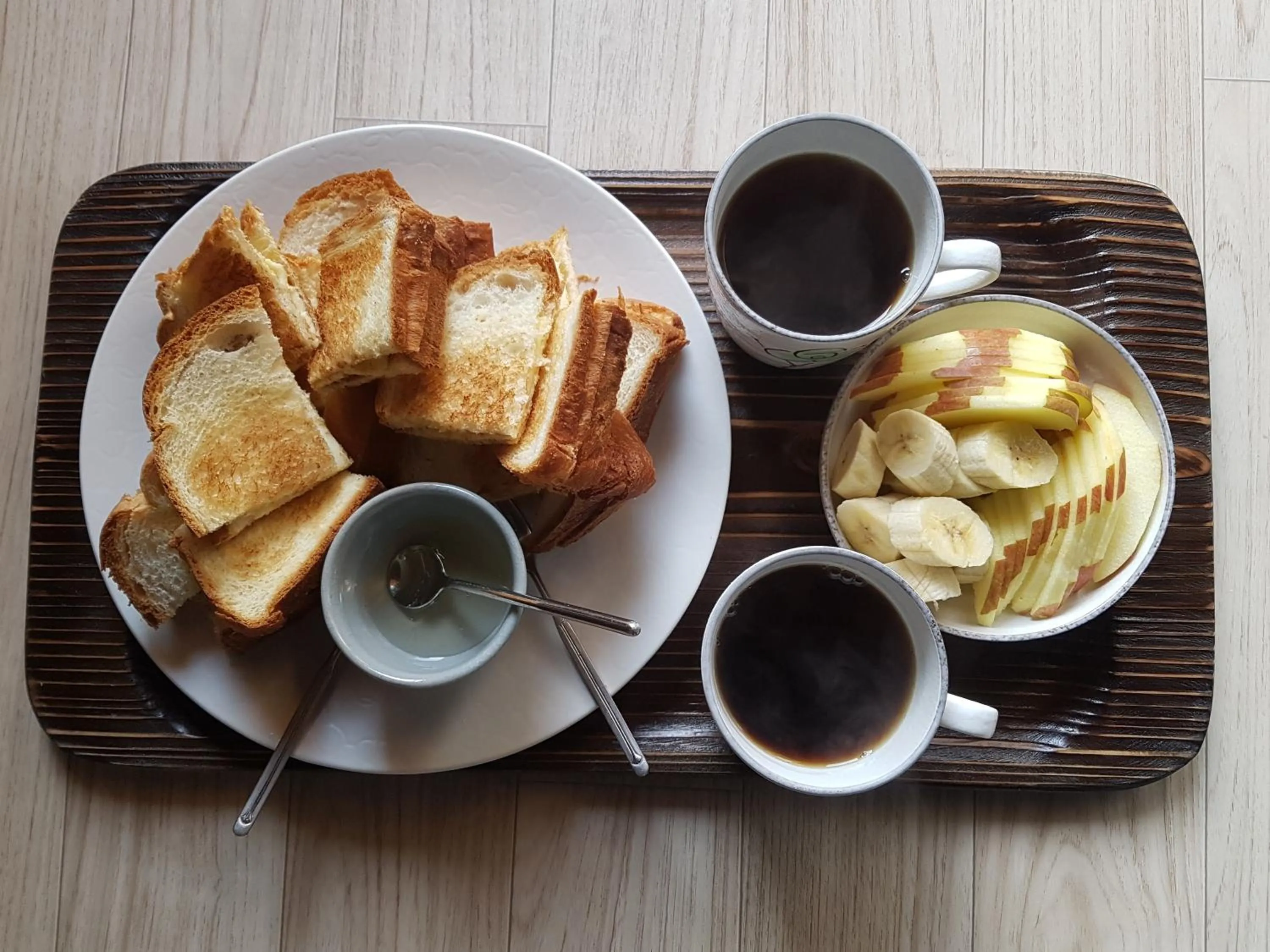 American breakfast in Jukheon Traditional House