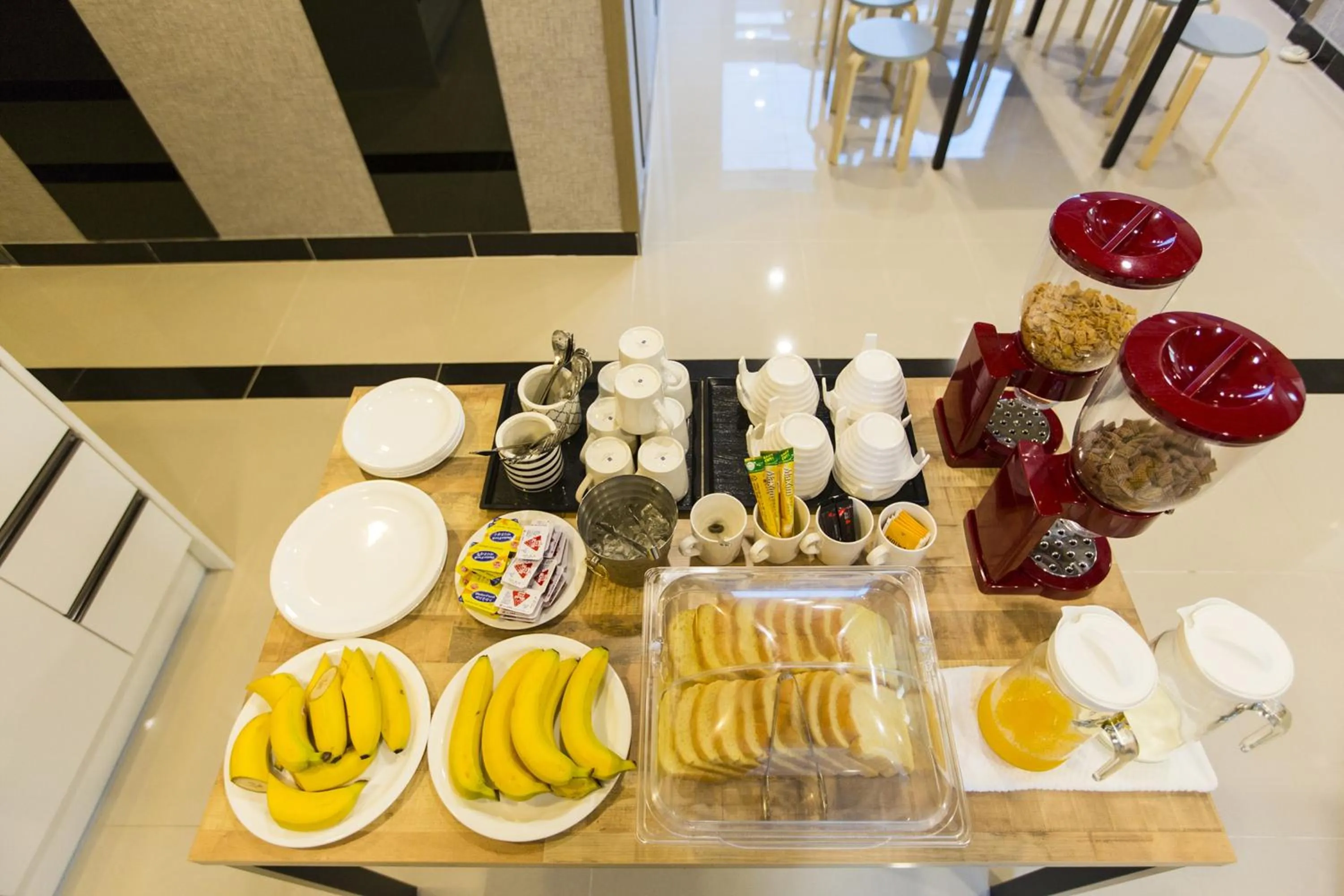 American breakfast in O'guest in Haeundae