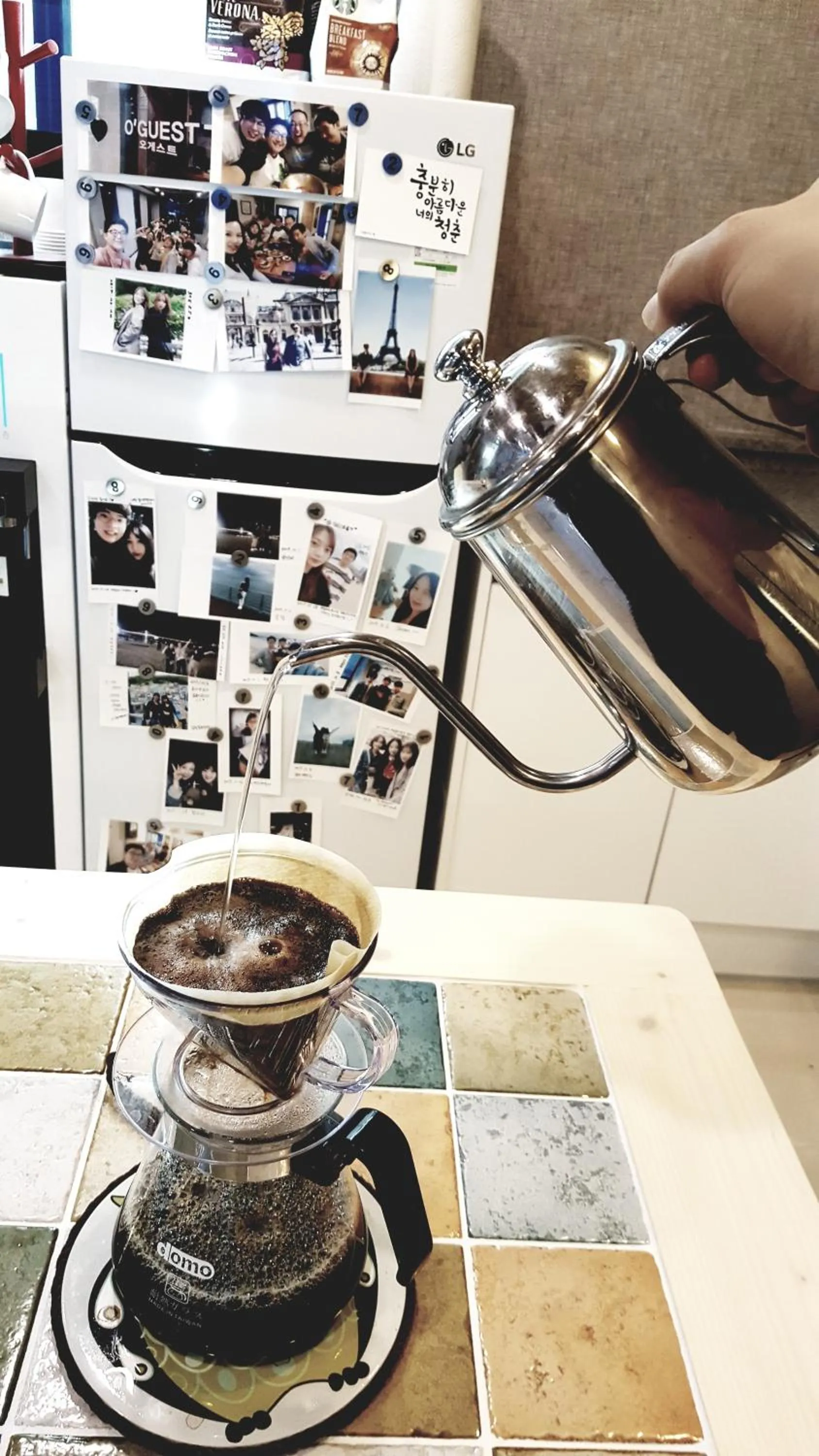 Communal lounge/ TV room in O'guest in Haeundae