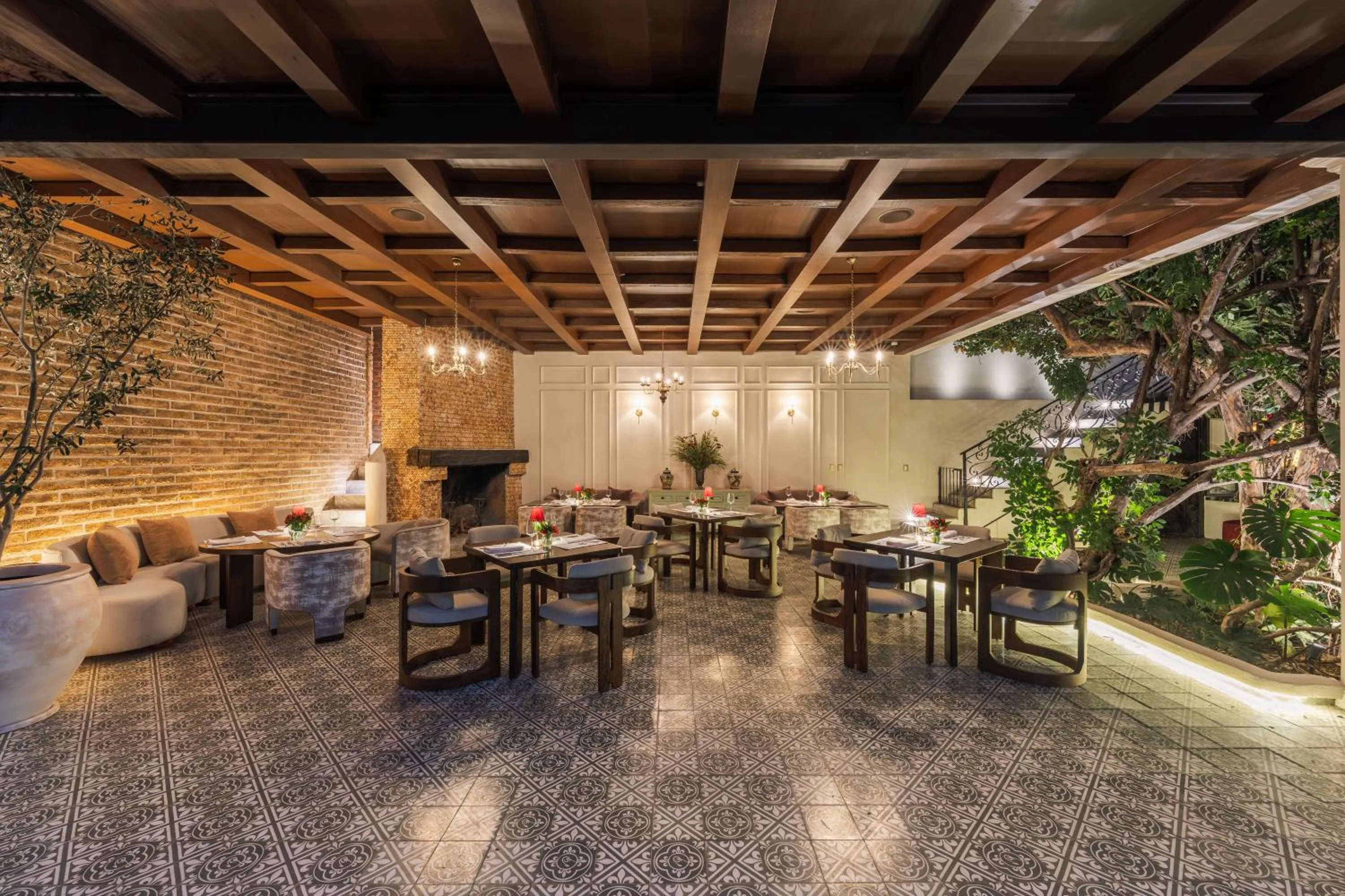 Restaurant/places to eat in Villa Ganz Boutique Hotel