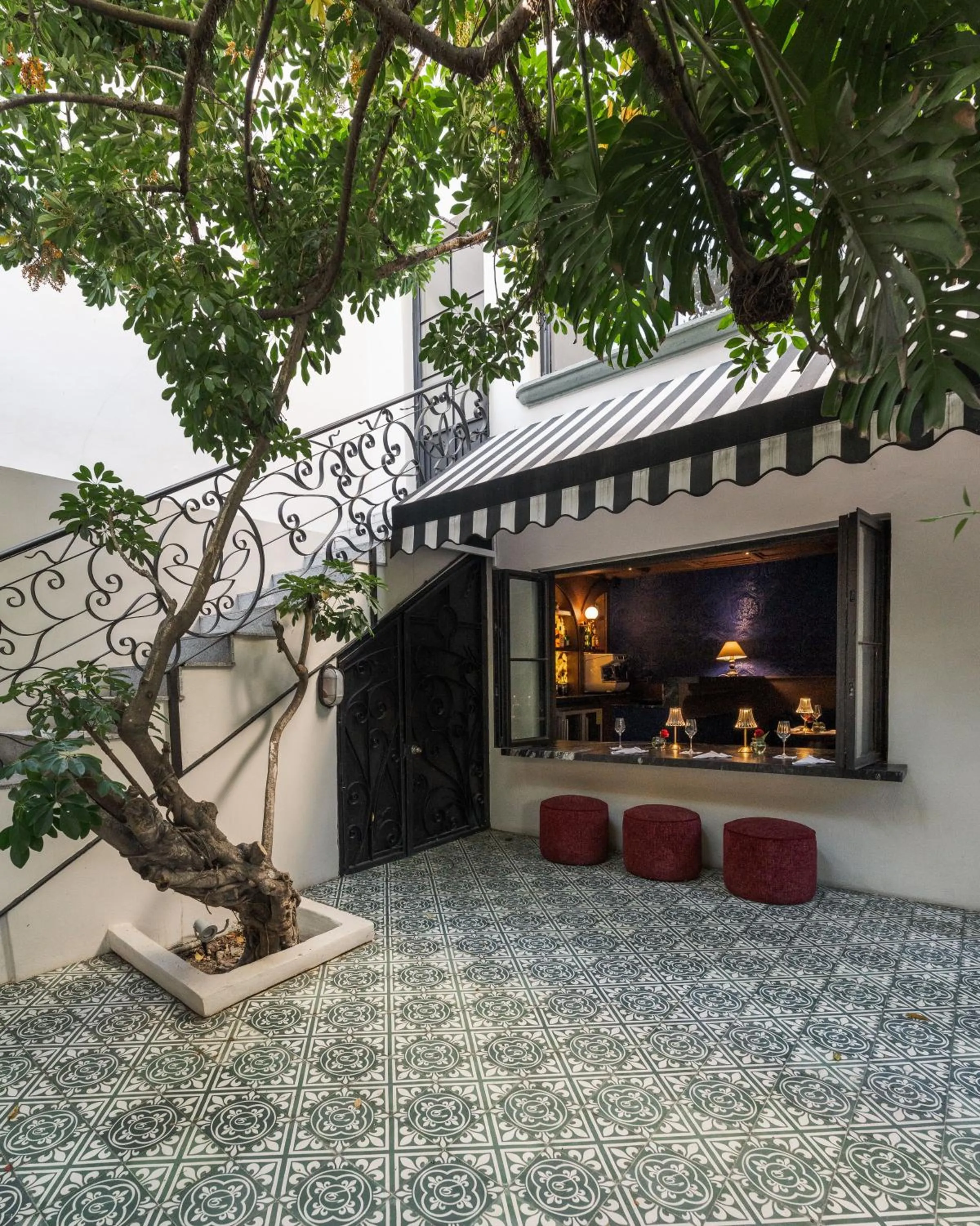 Lounge or bar in Villa Ganz Boutique Hotel