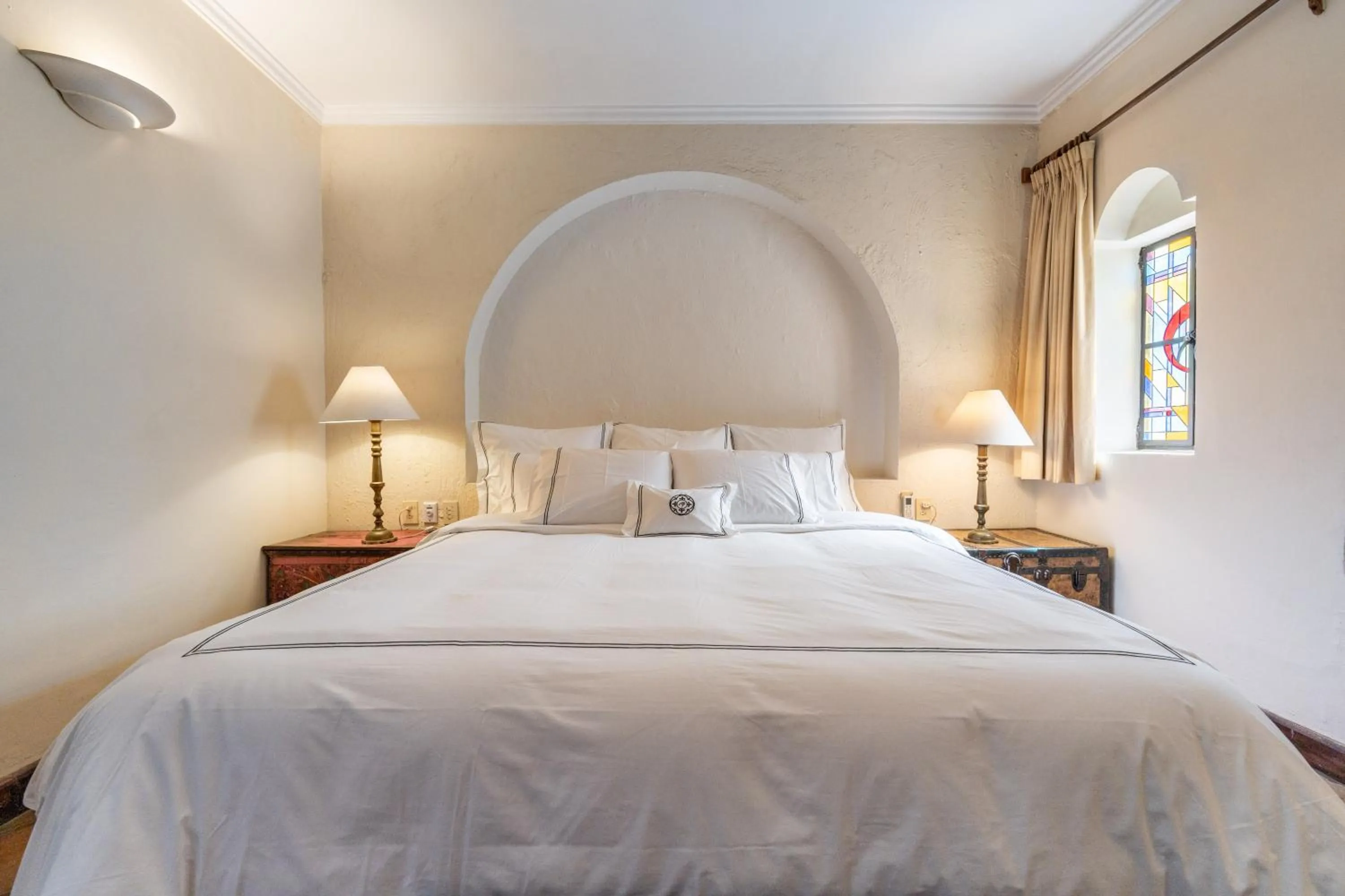 Bed in Villa Ganz Boutique Hotel