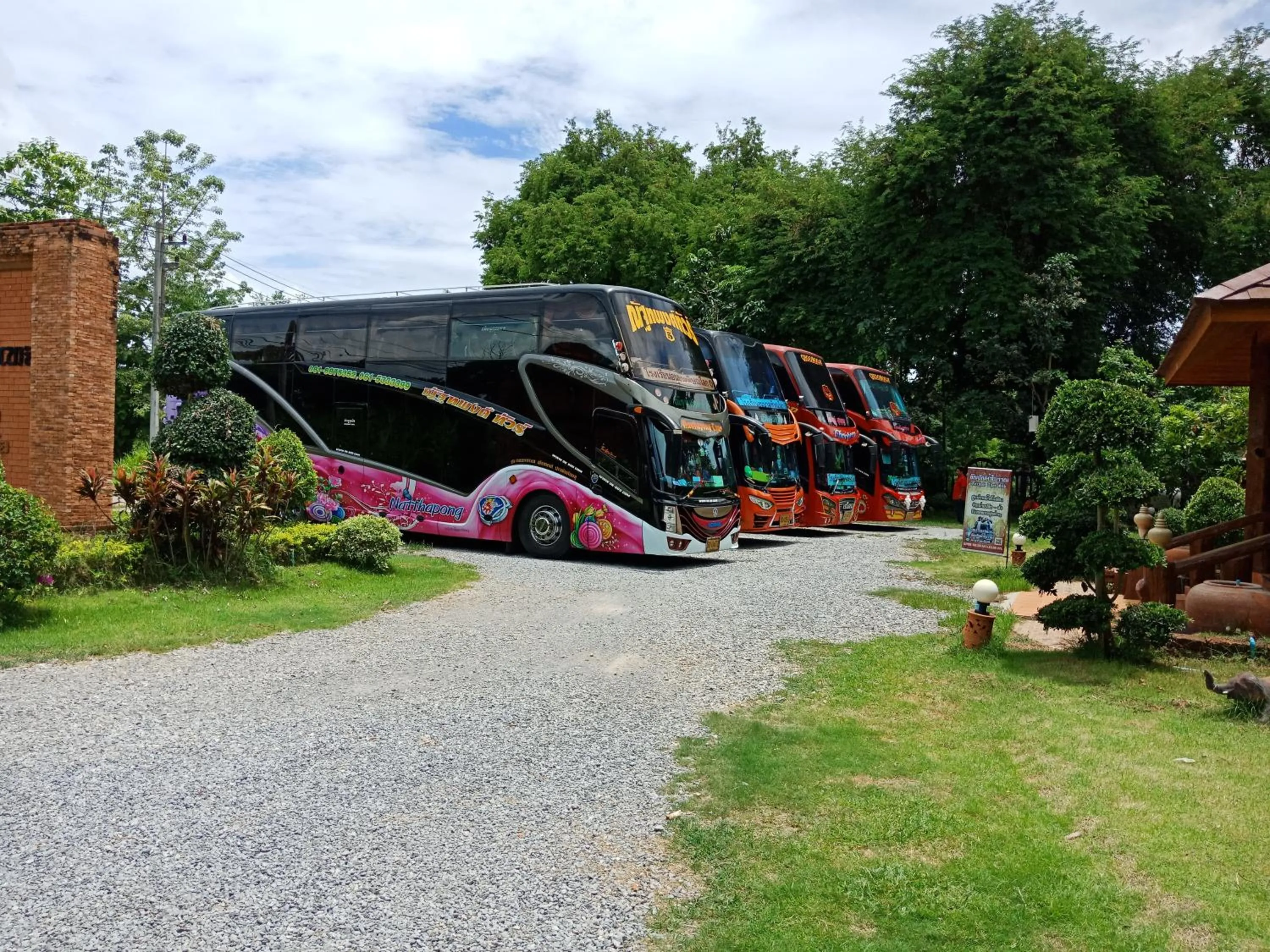 Text overlay in Sisatchanalai Heritage Resort