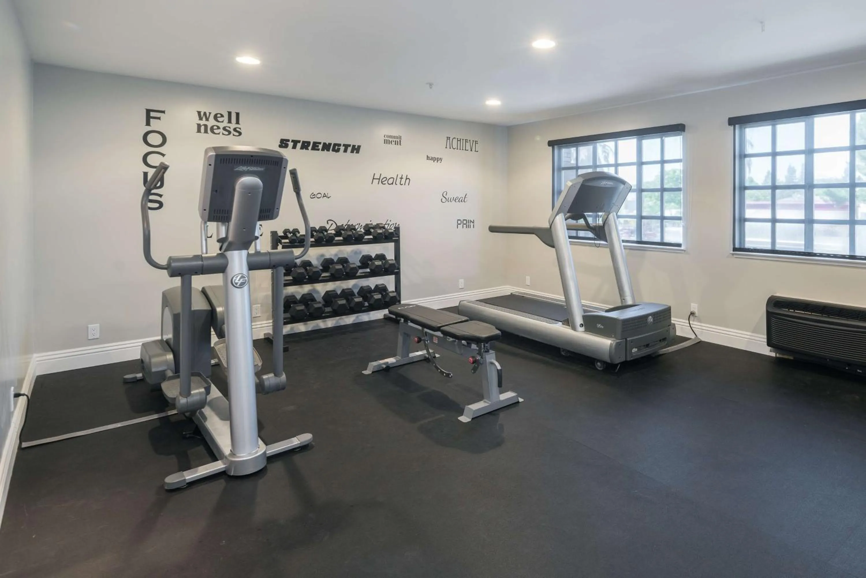 Fitness centre/facilities in The Row Hotel; BW Signature Collection