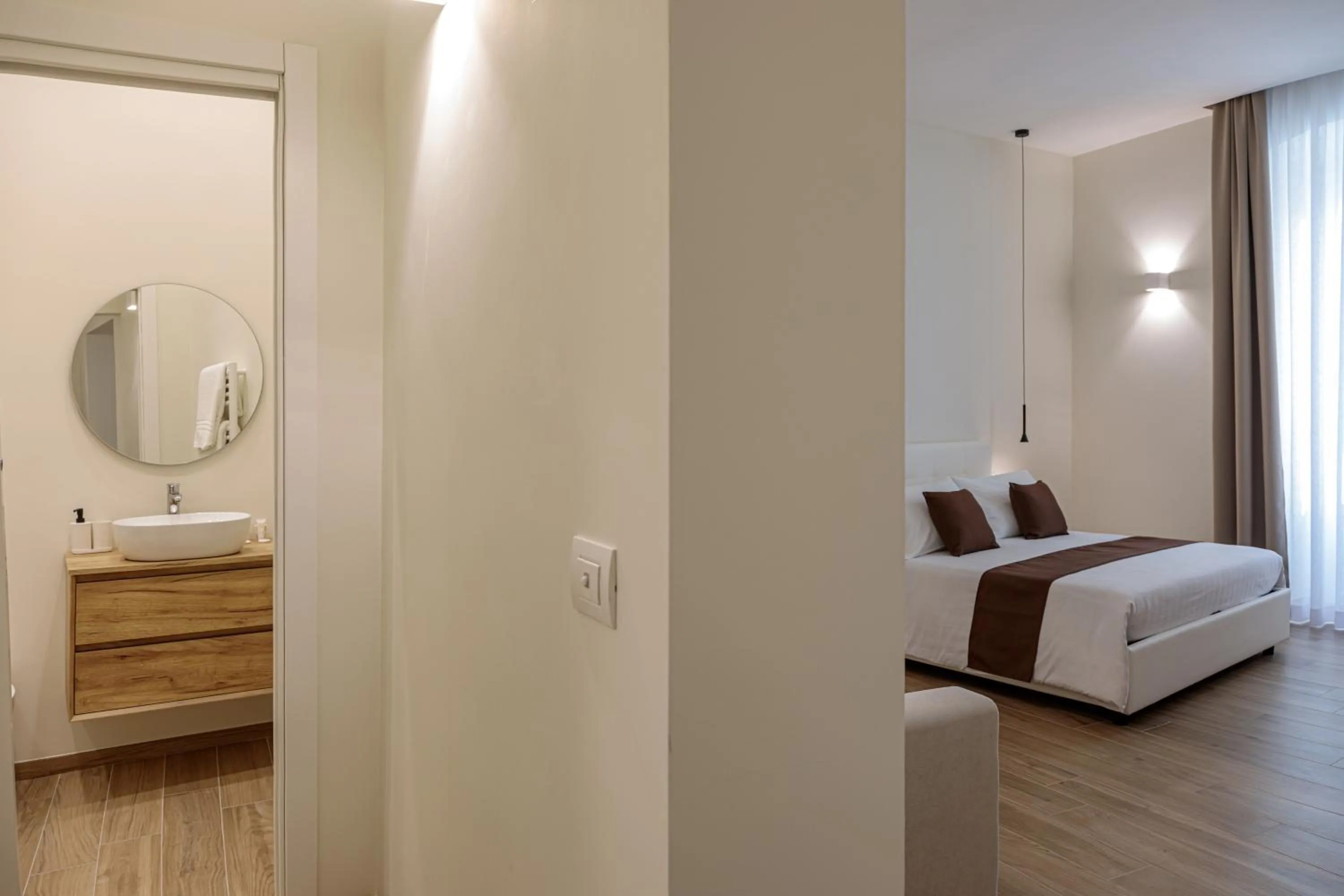 Bathroom, Bed in Blanco B&B - Group Puglia