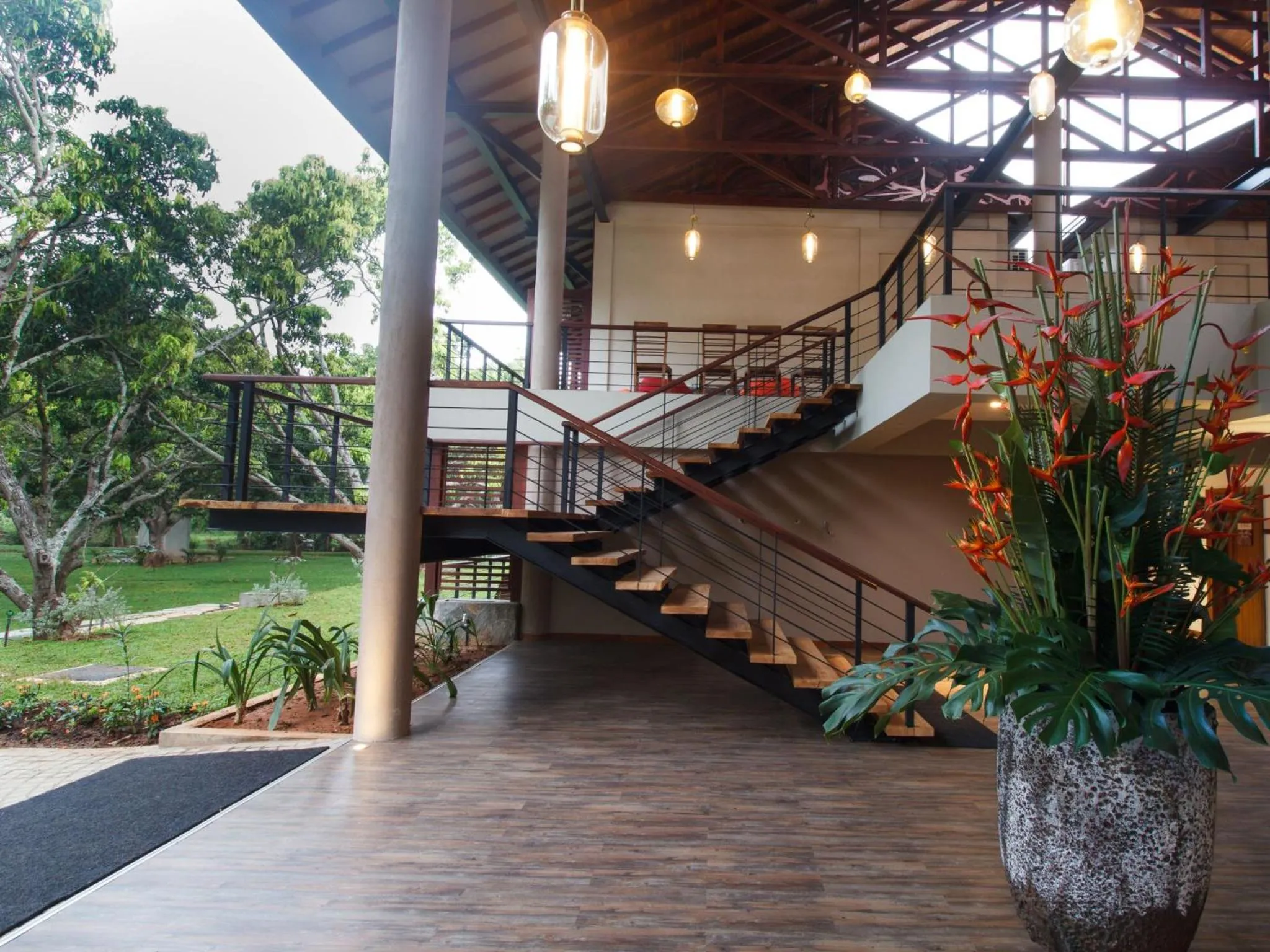 Garden view in Sigiriana Resort by Thilanka