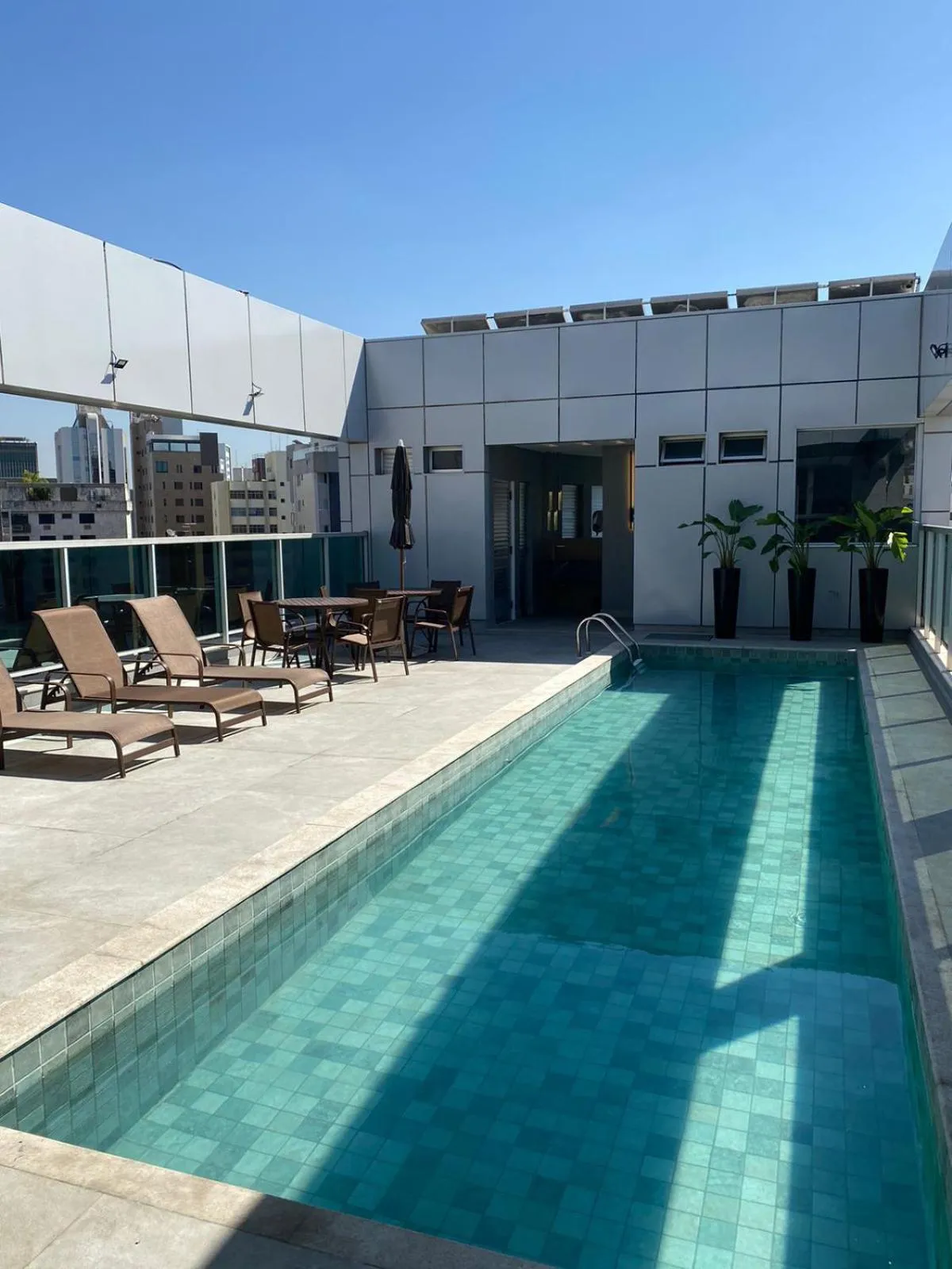 Balcony/Terrace in San Diego Suítes Lourdes - OFICIAL