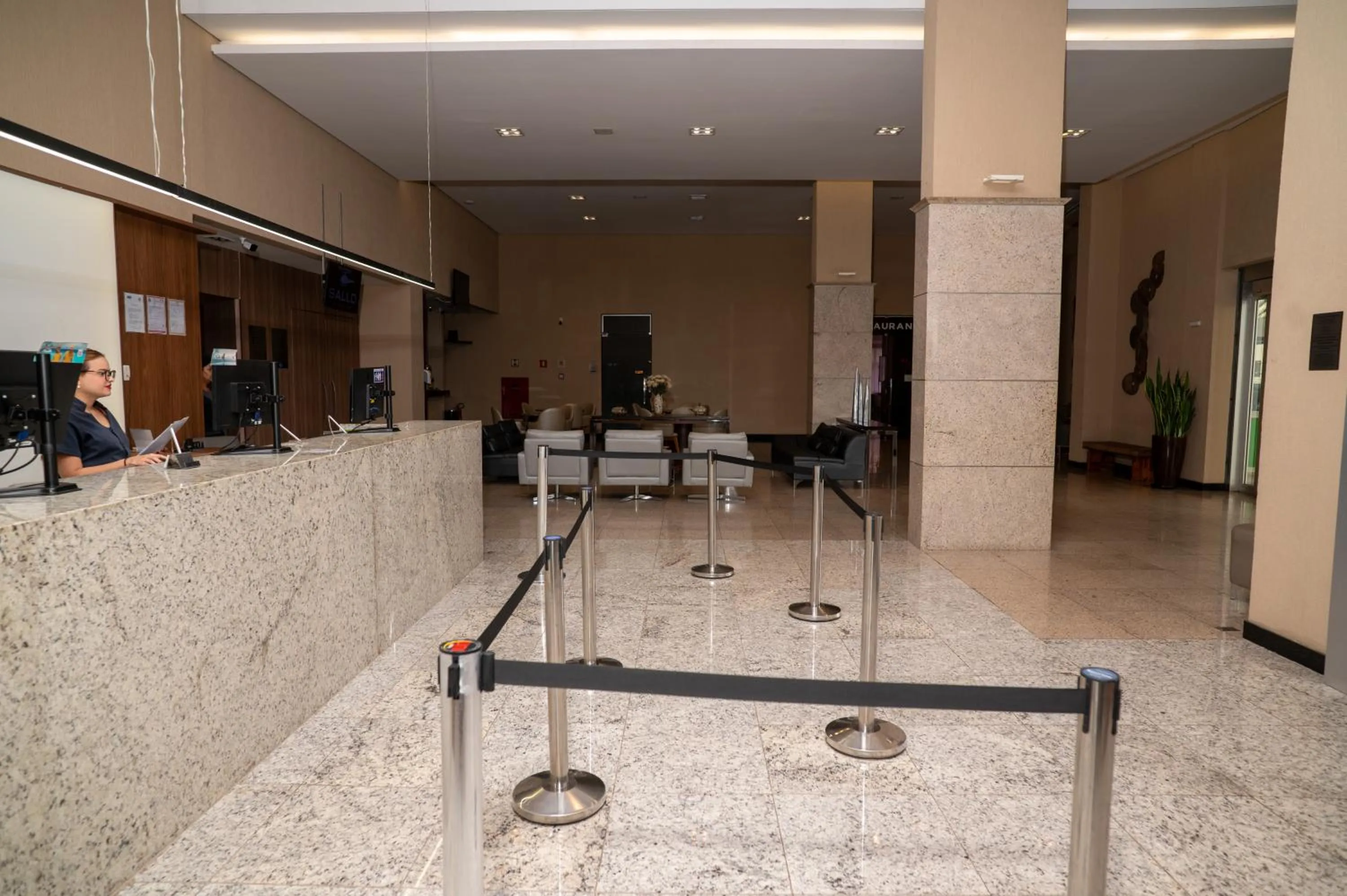Lobby or reception in Nobile Suítes Uberlândia