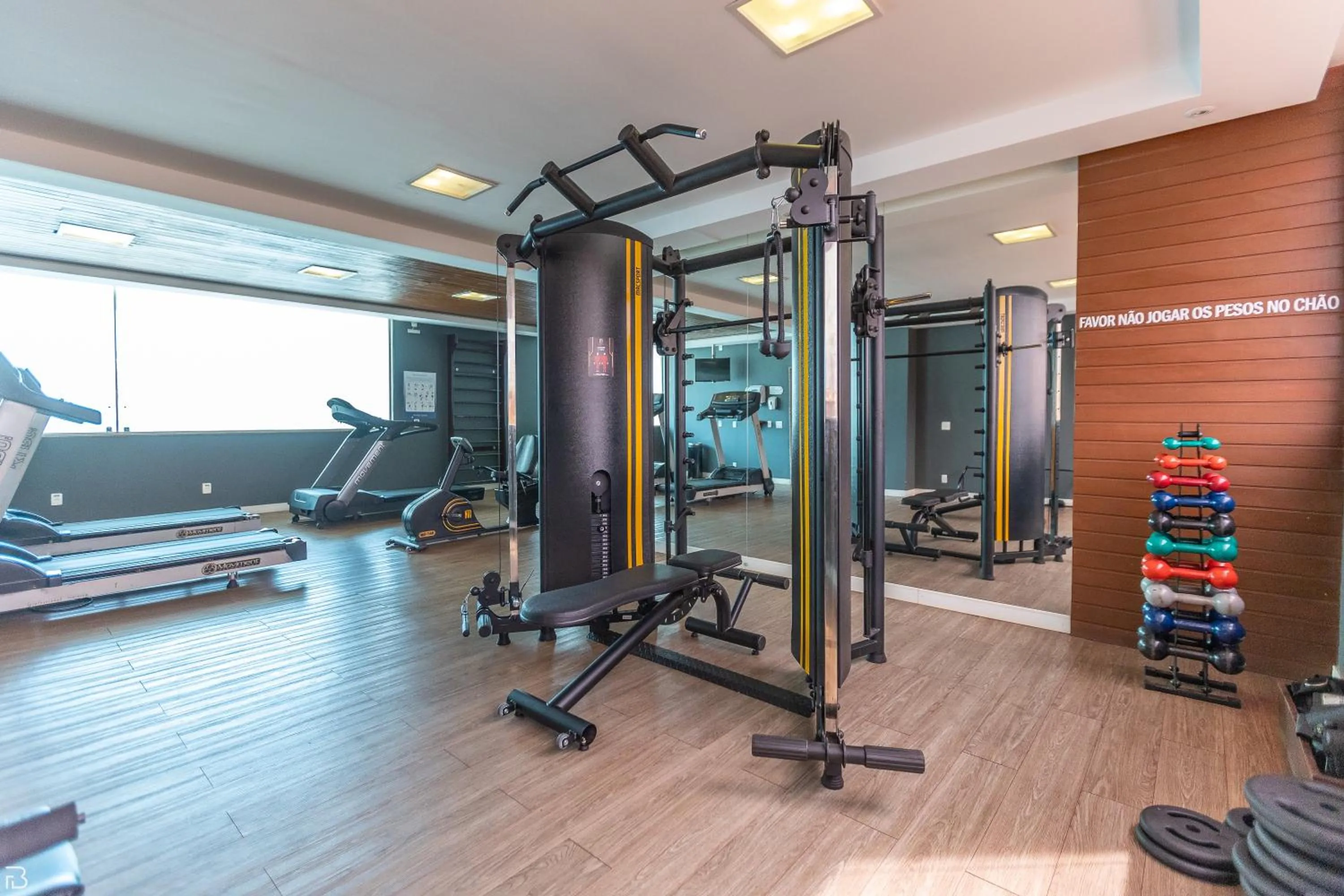 Fitness centre/facilities in Nobile Suítes Uberlândia