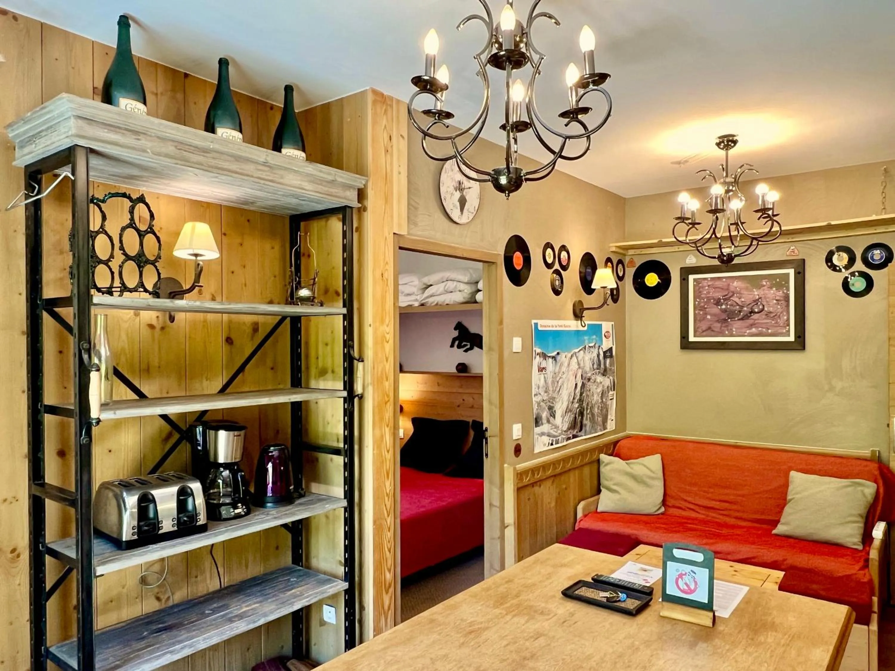 Coffee/tea facilities in RisoulSki Antarès - Piscine et Sauna