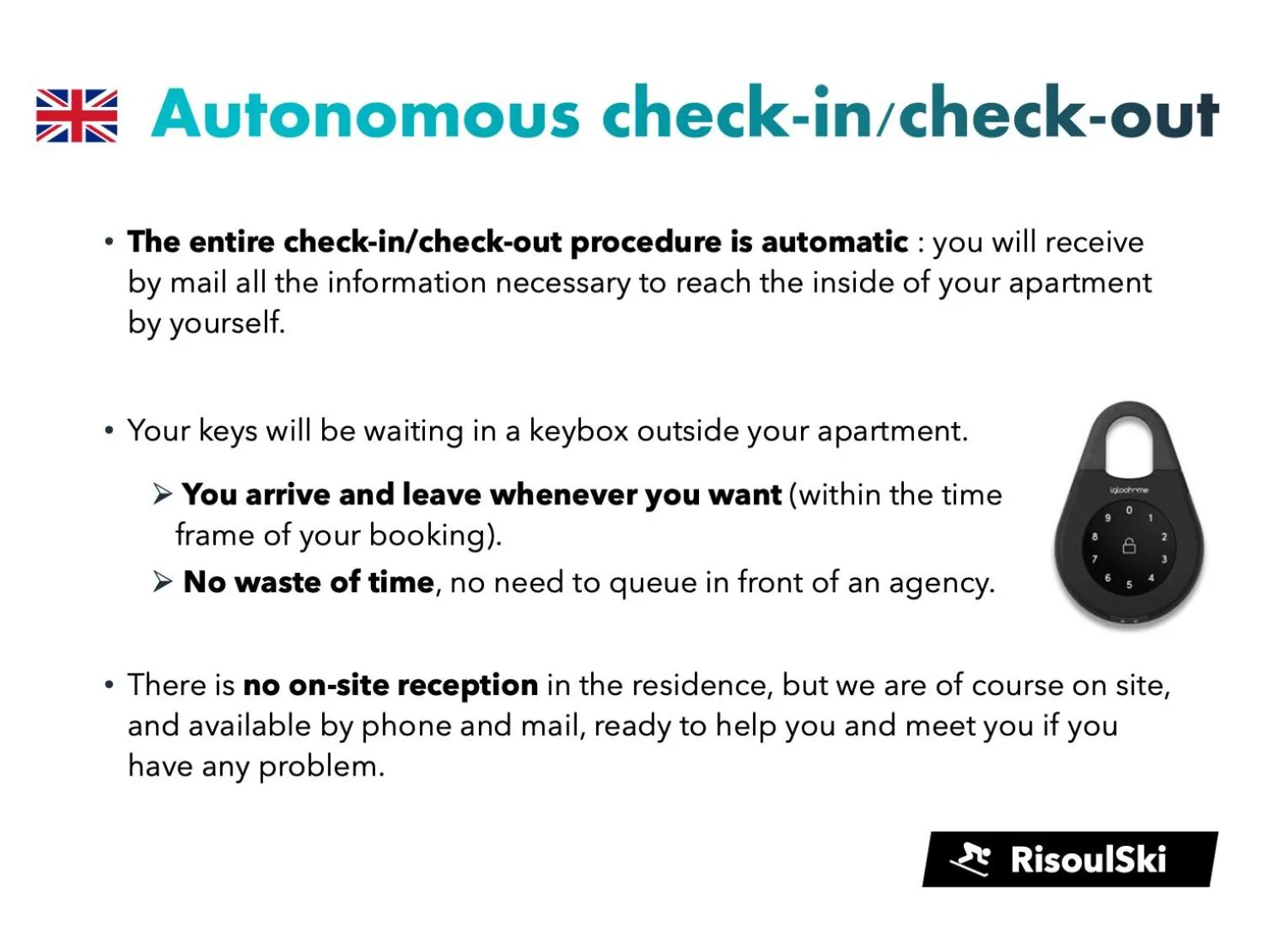 Text overlay in RisoulSki Antarès - Piscine et Sauna