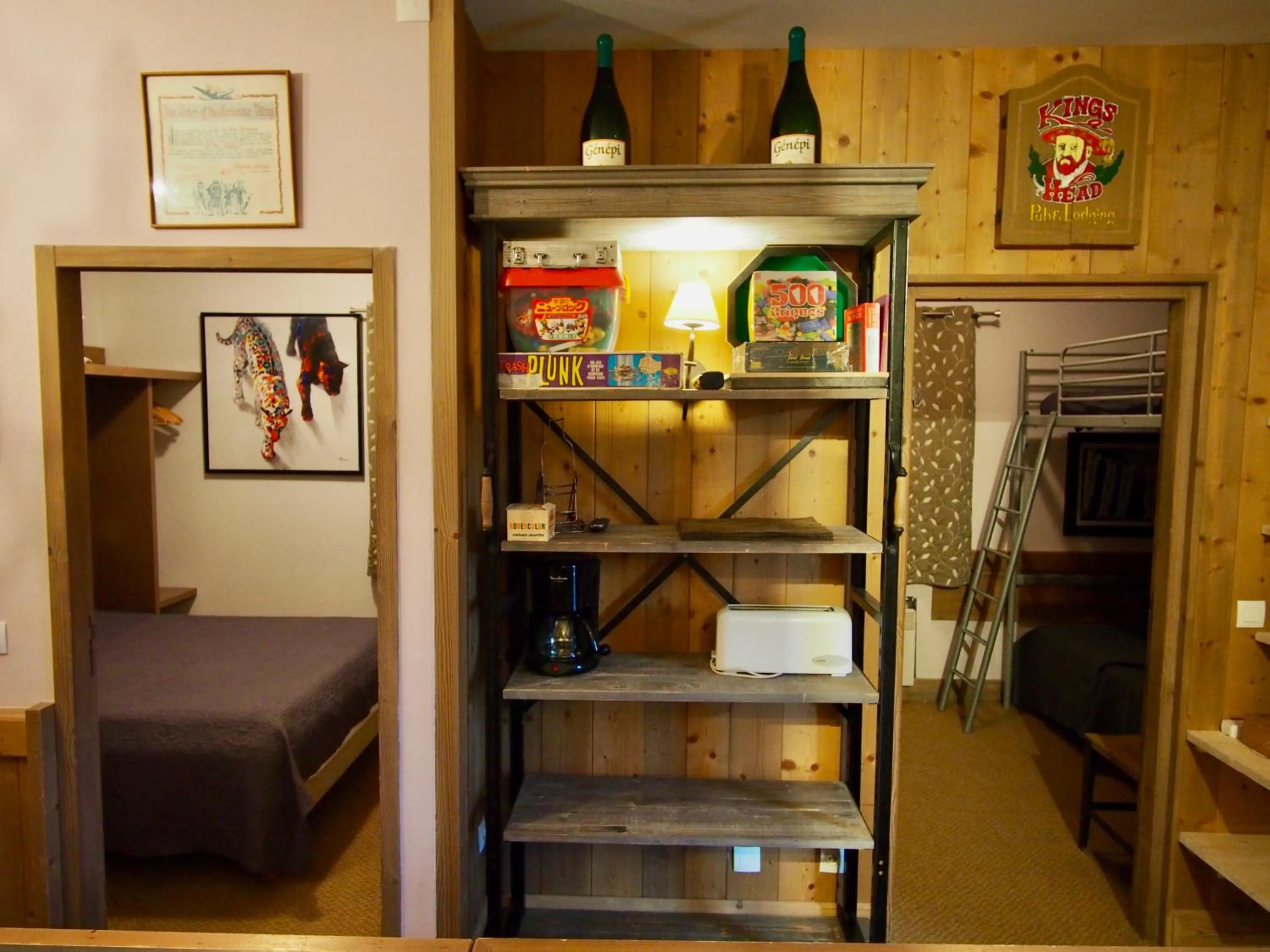 Coffee/tea facilities, Bed in RisoulSki Antarès - Piscine et Sauna