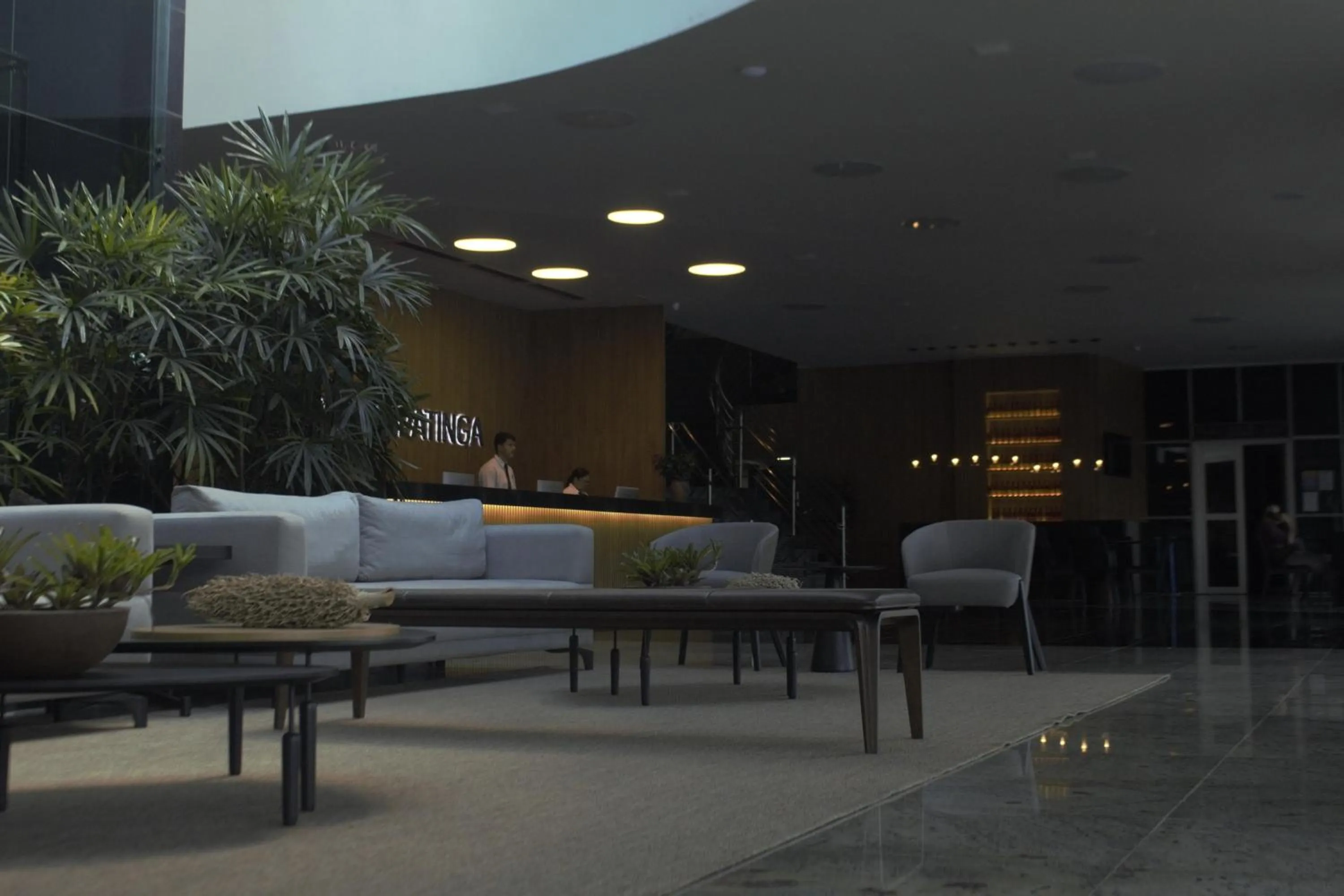 Seating area in San Diego Suites Ipatinga