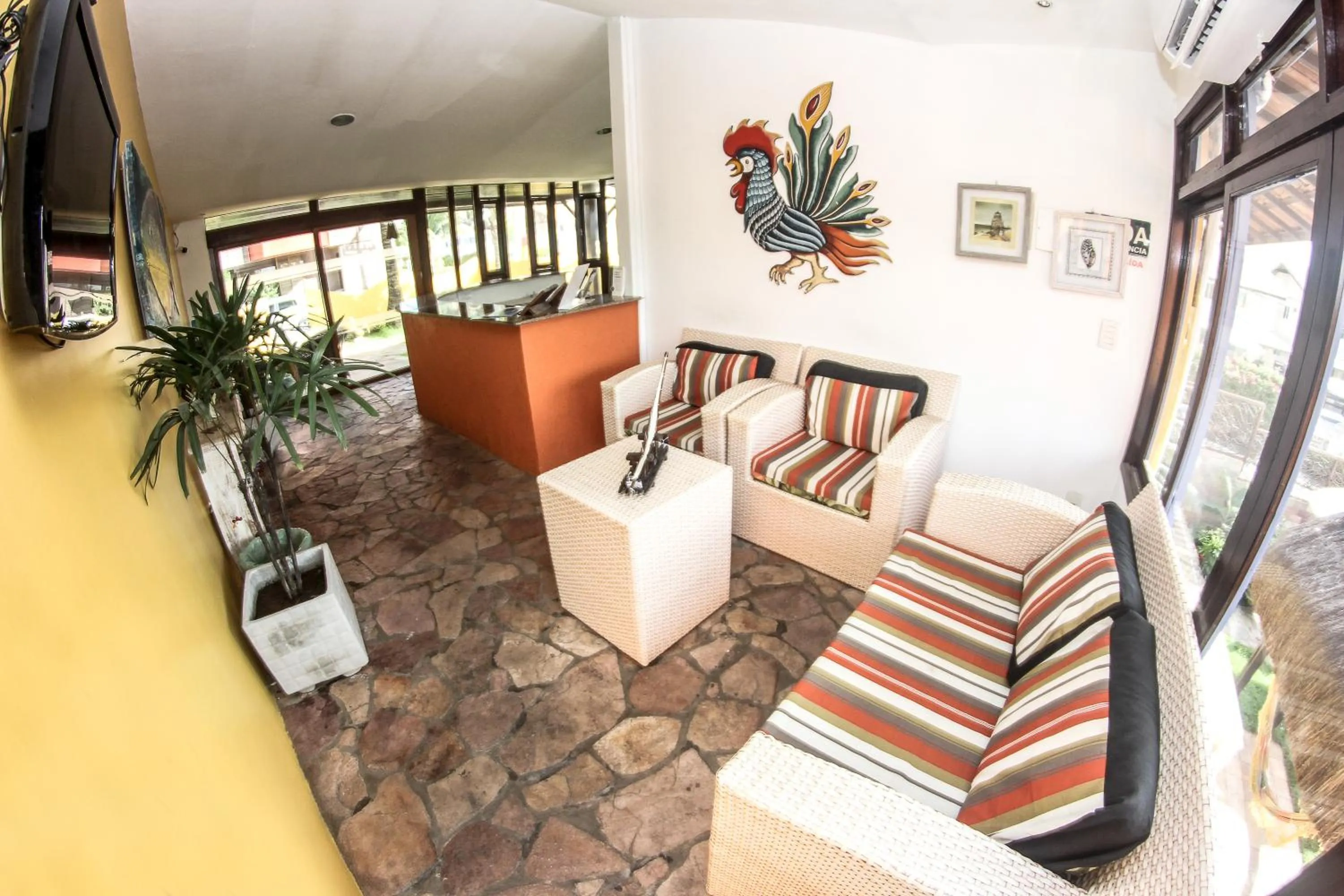 Living room in Pousada do Galo