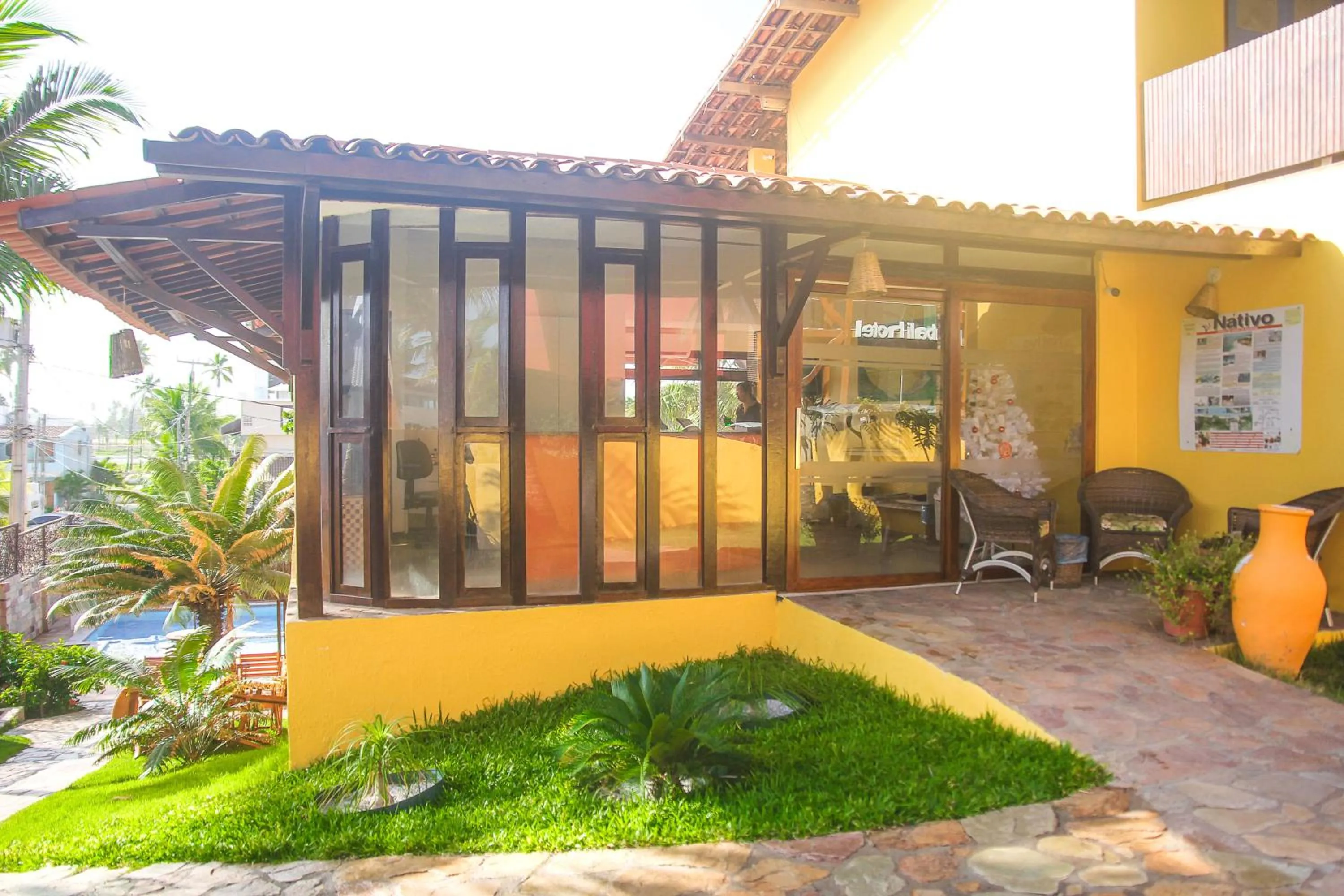 Patio in Pousada do Galo