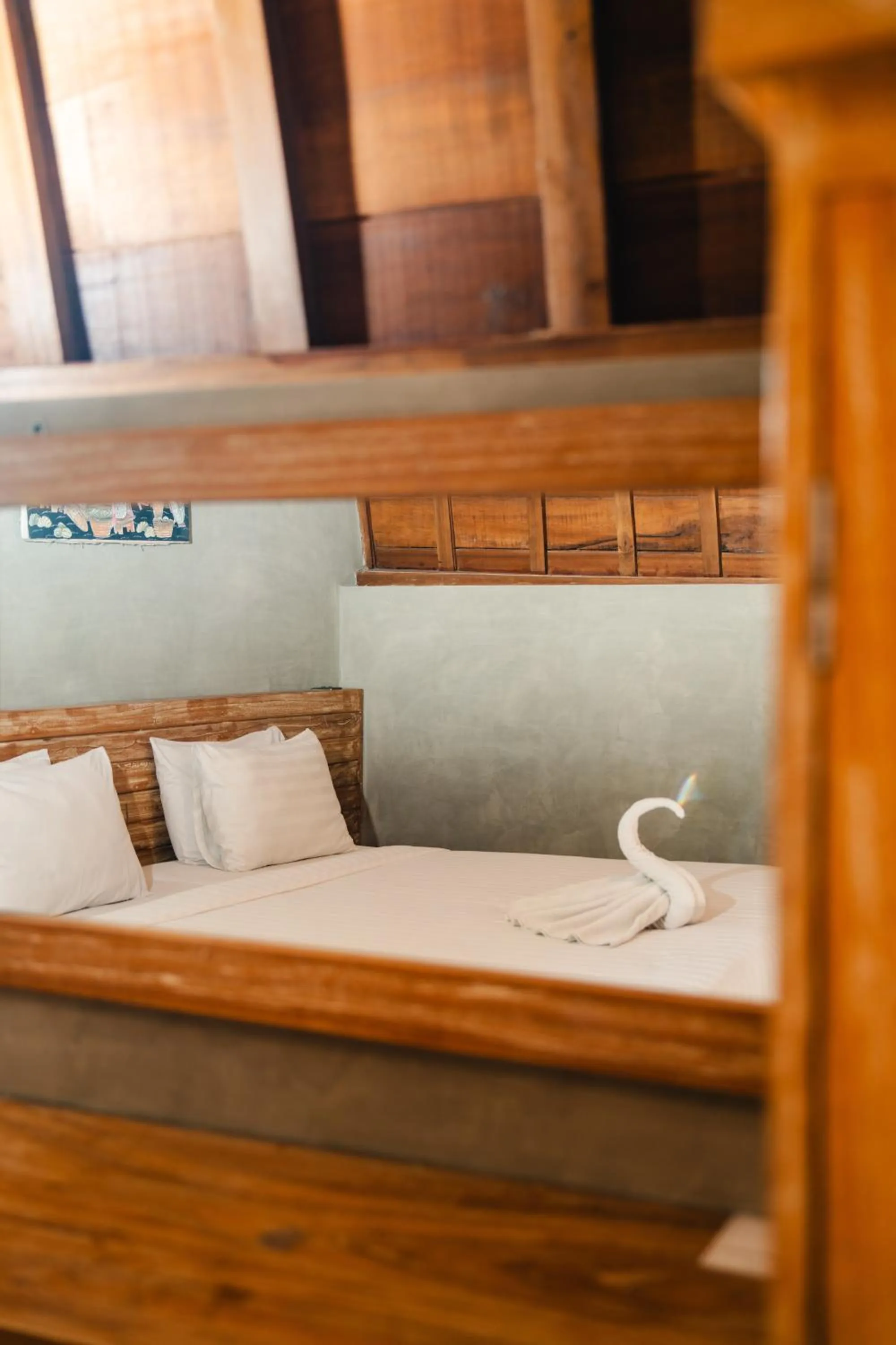 Bed in Uma Mani Villa Jimbaran