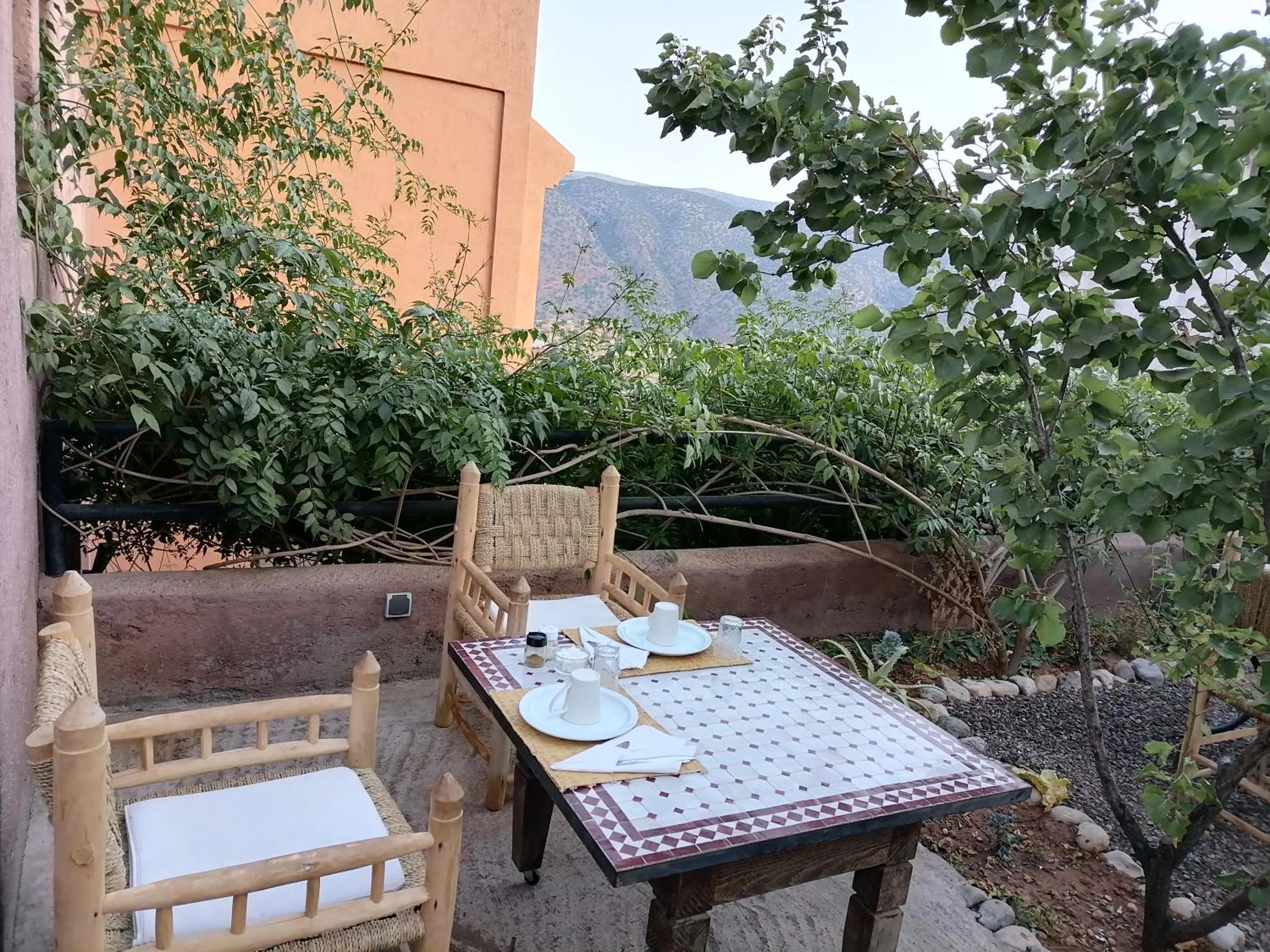 Patio in Chambre d'hôtes aya