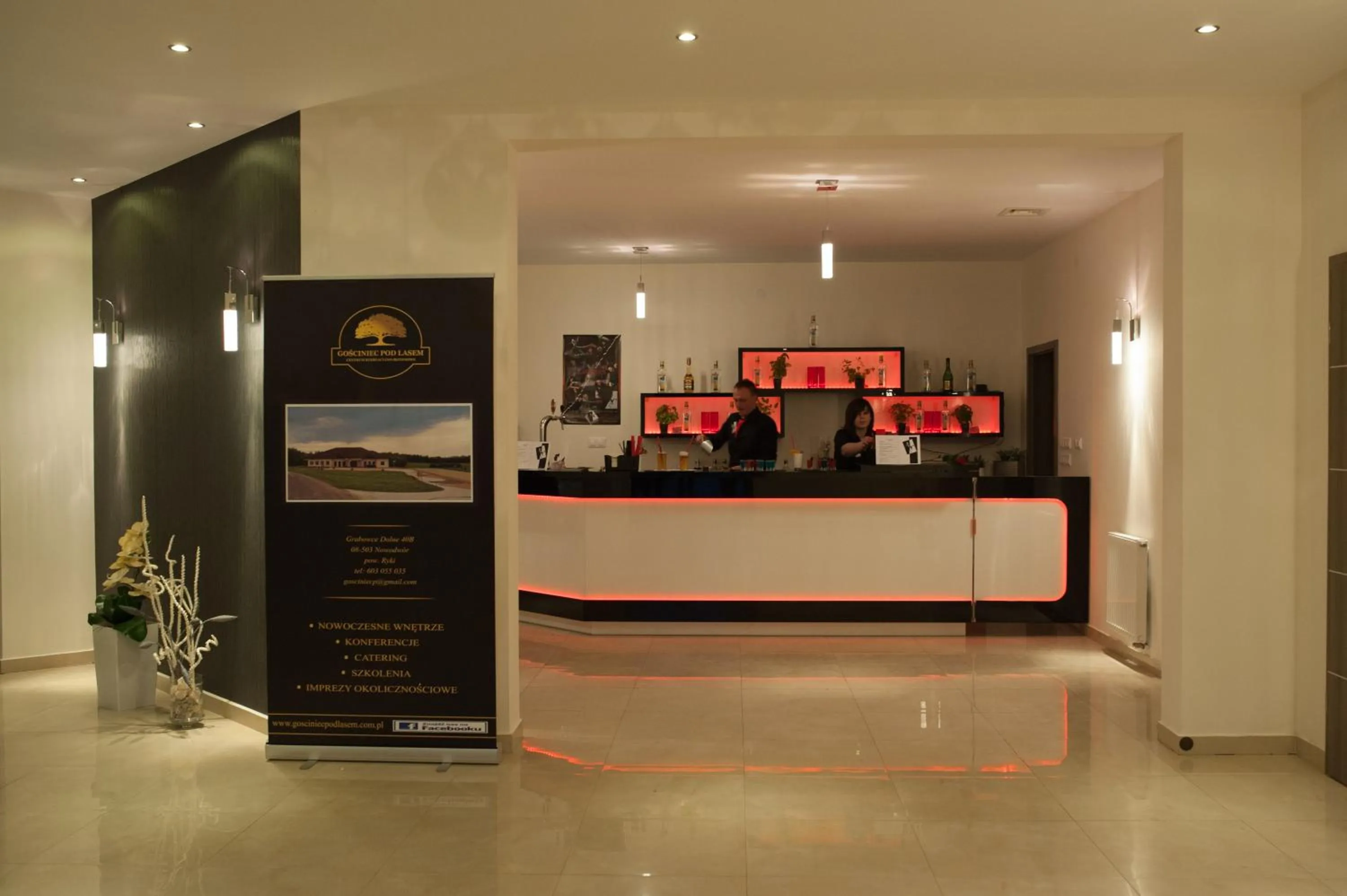 Lounge or bar in Gościniec Pod Lasem