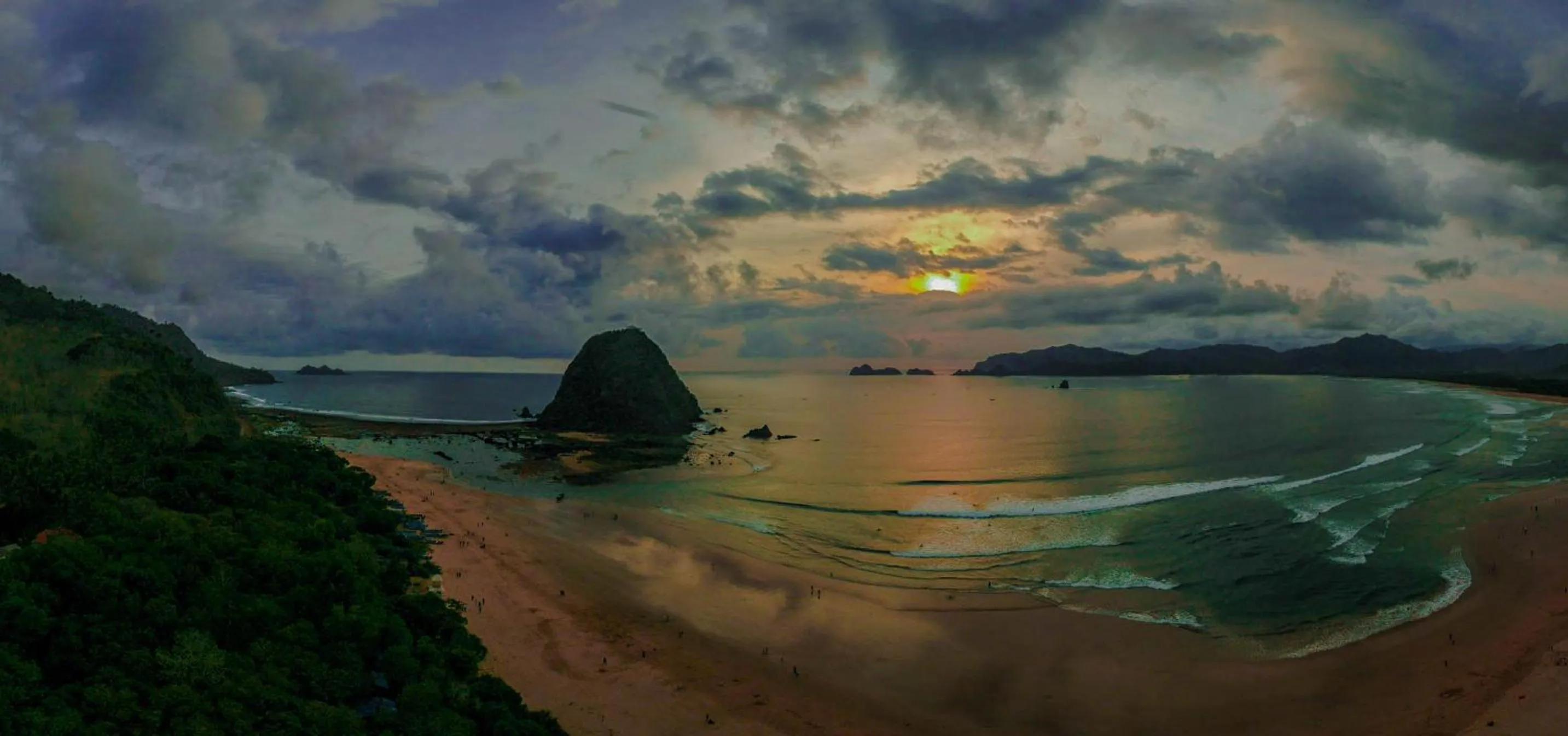 Natural landscape in Wisma Pulau Merah