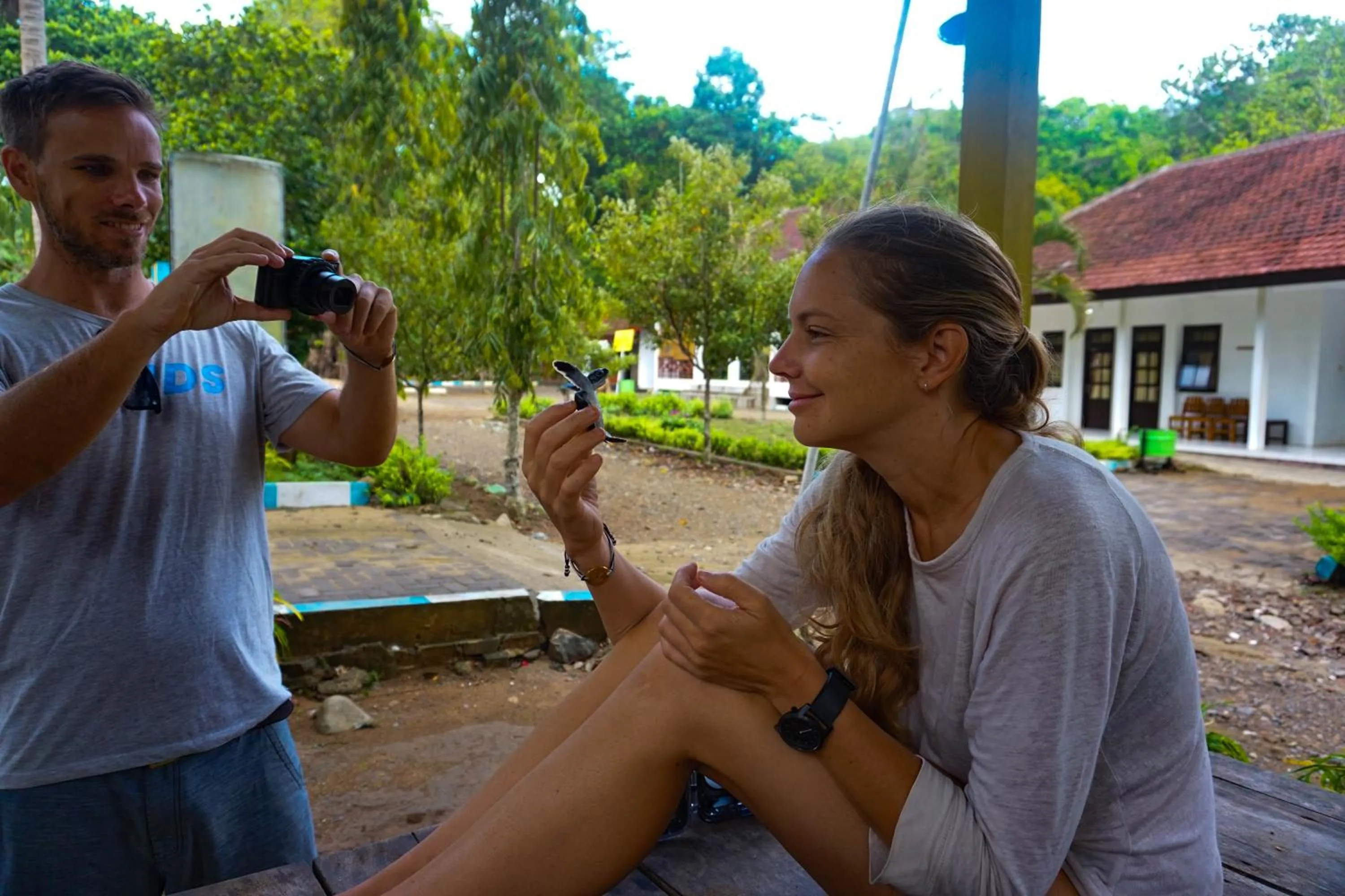 People in Wisma Pulau Merah