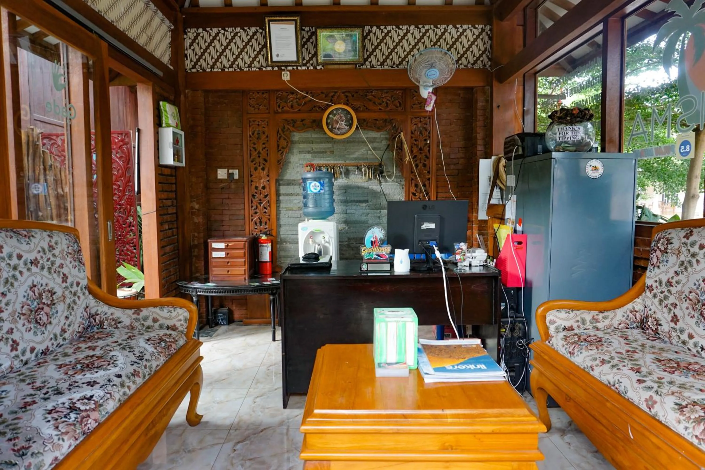 Lobby or reception in Wisma Pulau Merah