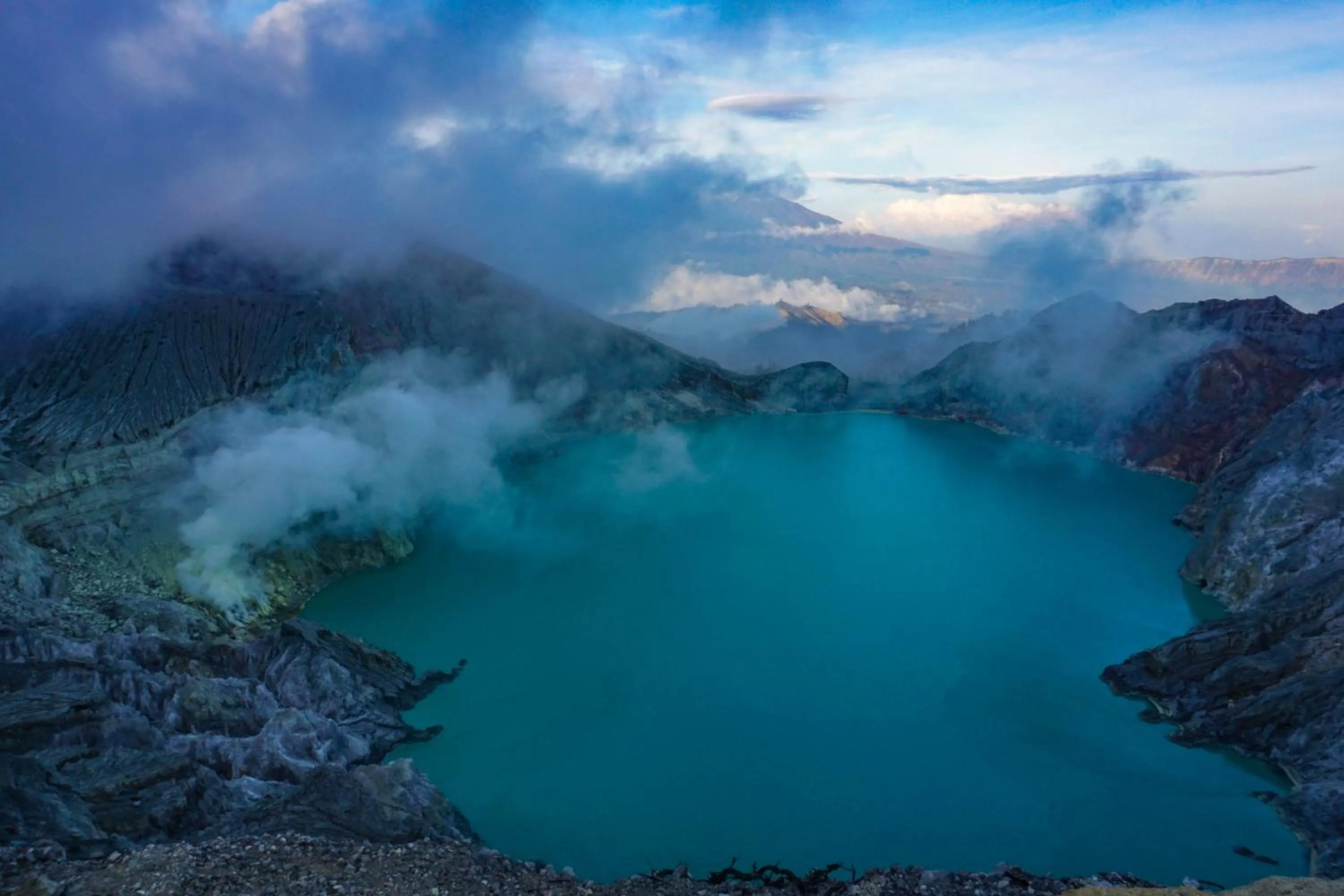 Natural landscape in Wisma Pulau Merah
