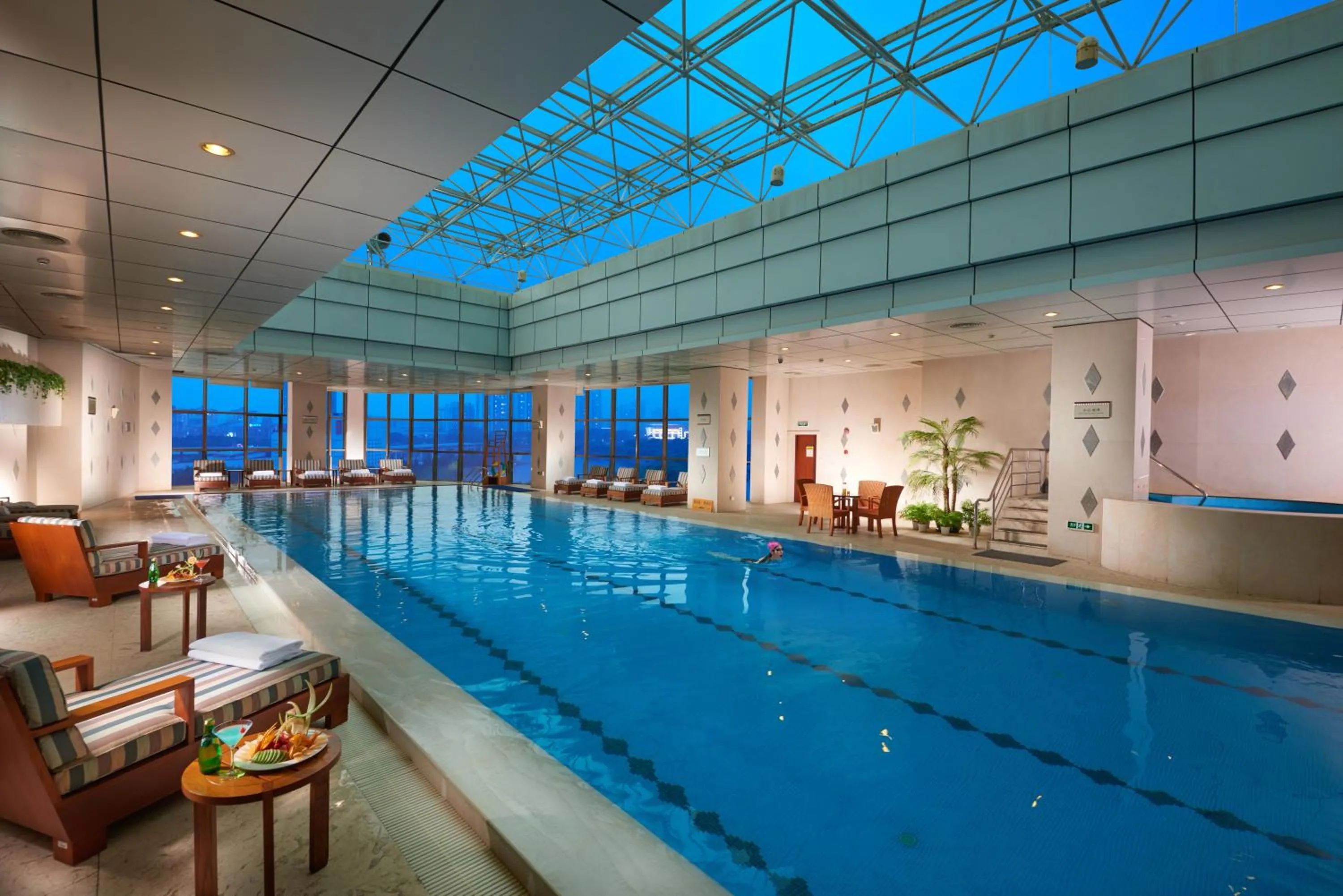 Swimming pool in Songjiang New Century Grand Hotel Shanghai