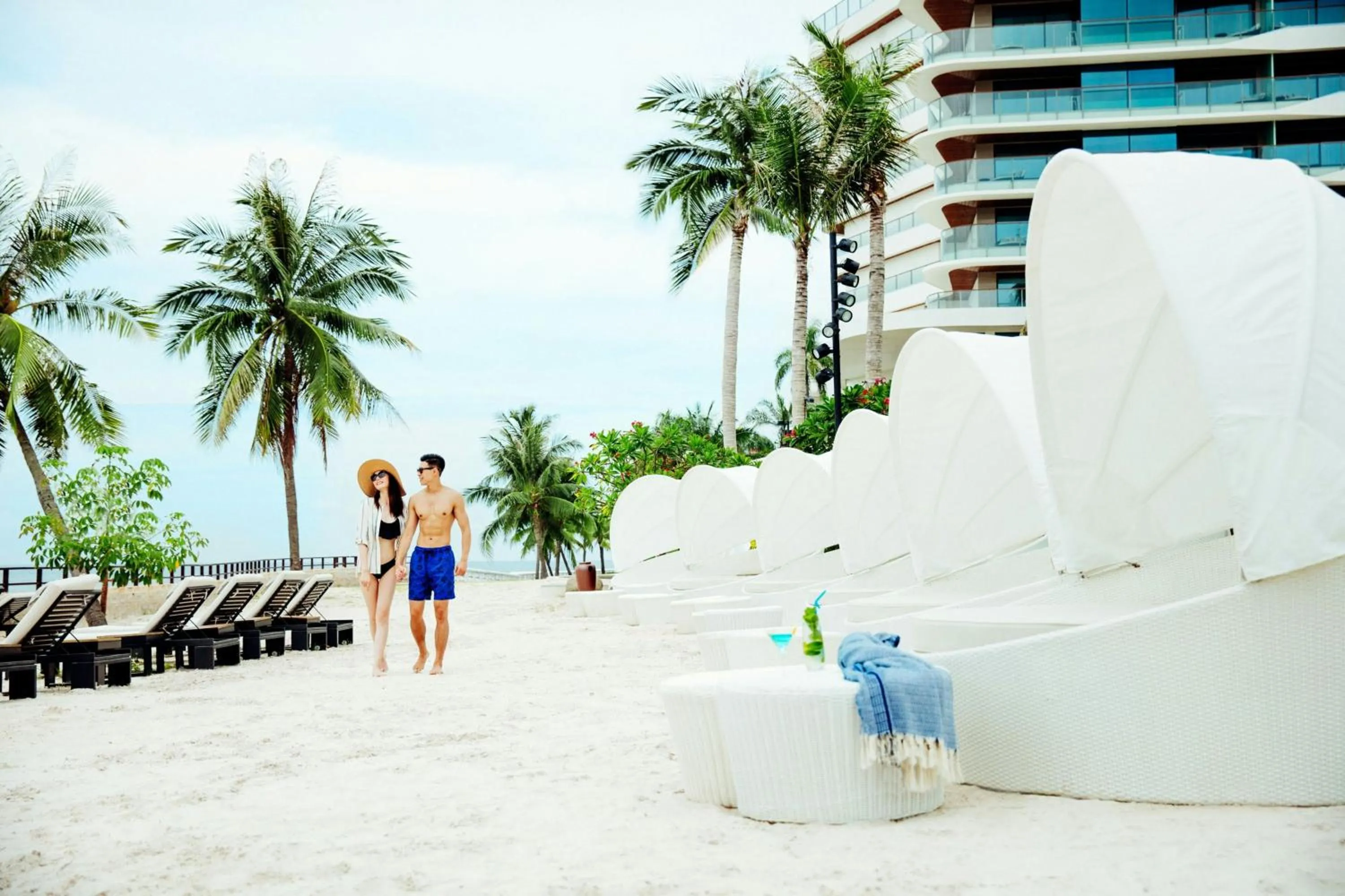 Beach in JW Marriott Hotel Sanya Dadonghai Bay
