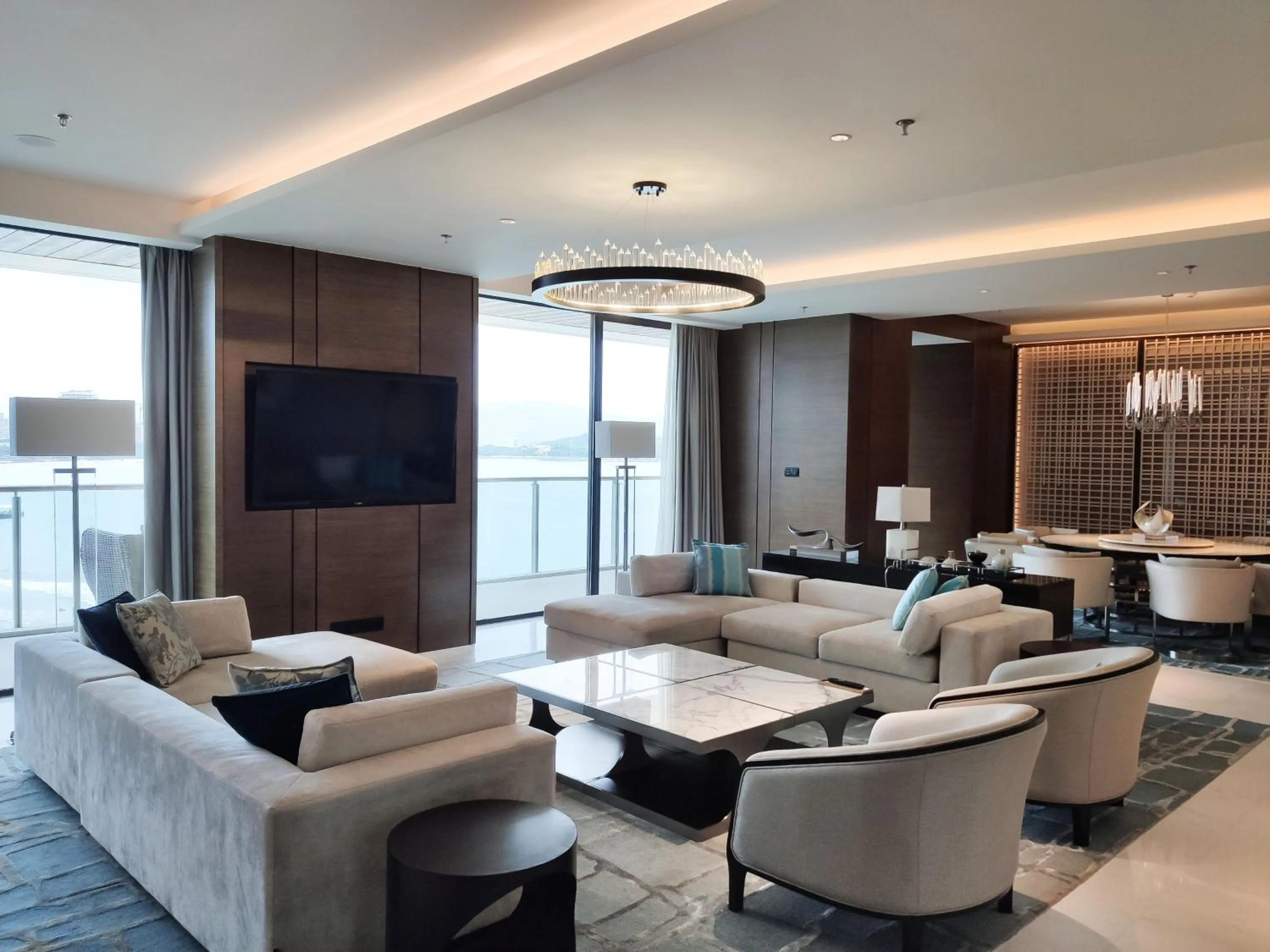 Living room in JW Marriott Hotel Sanya Dadonghai Bay