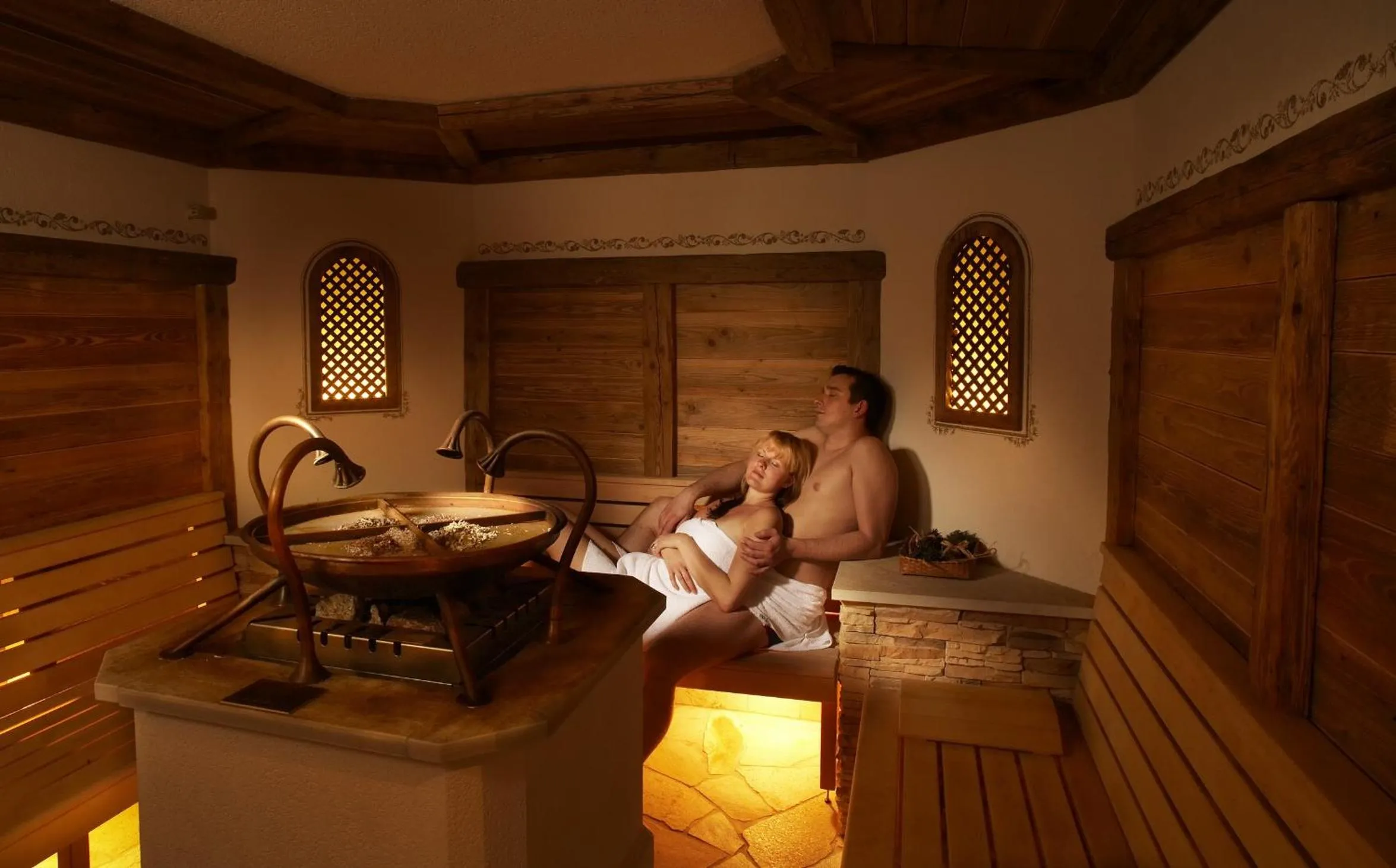 Sauna in Waldhotel Doldenhorn